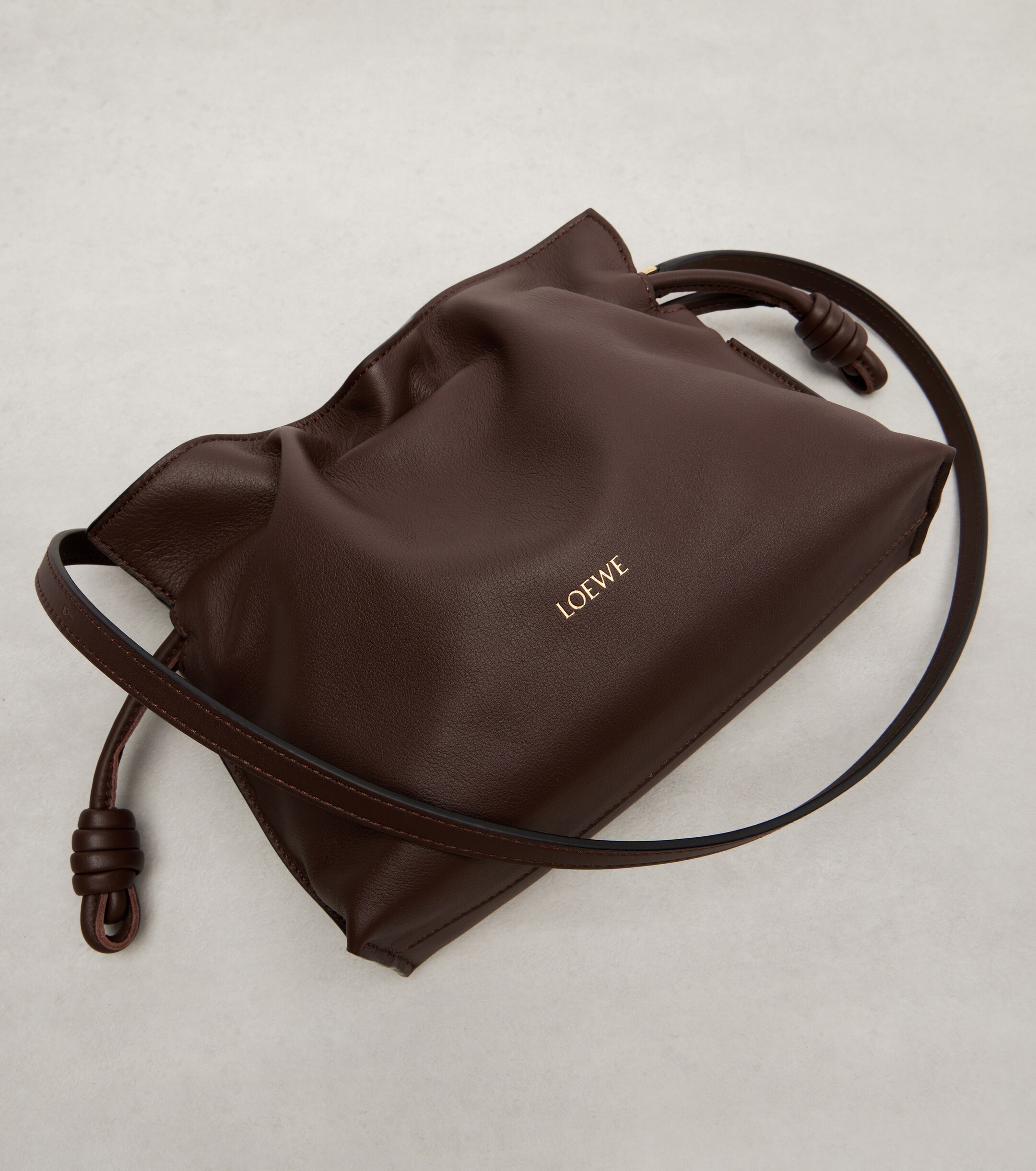 Loewe Flamenco Mini leather clutch