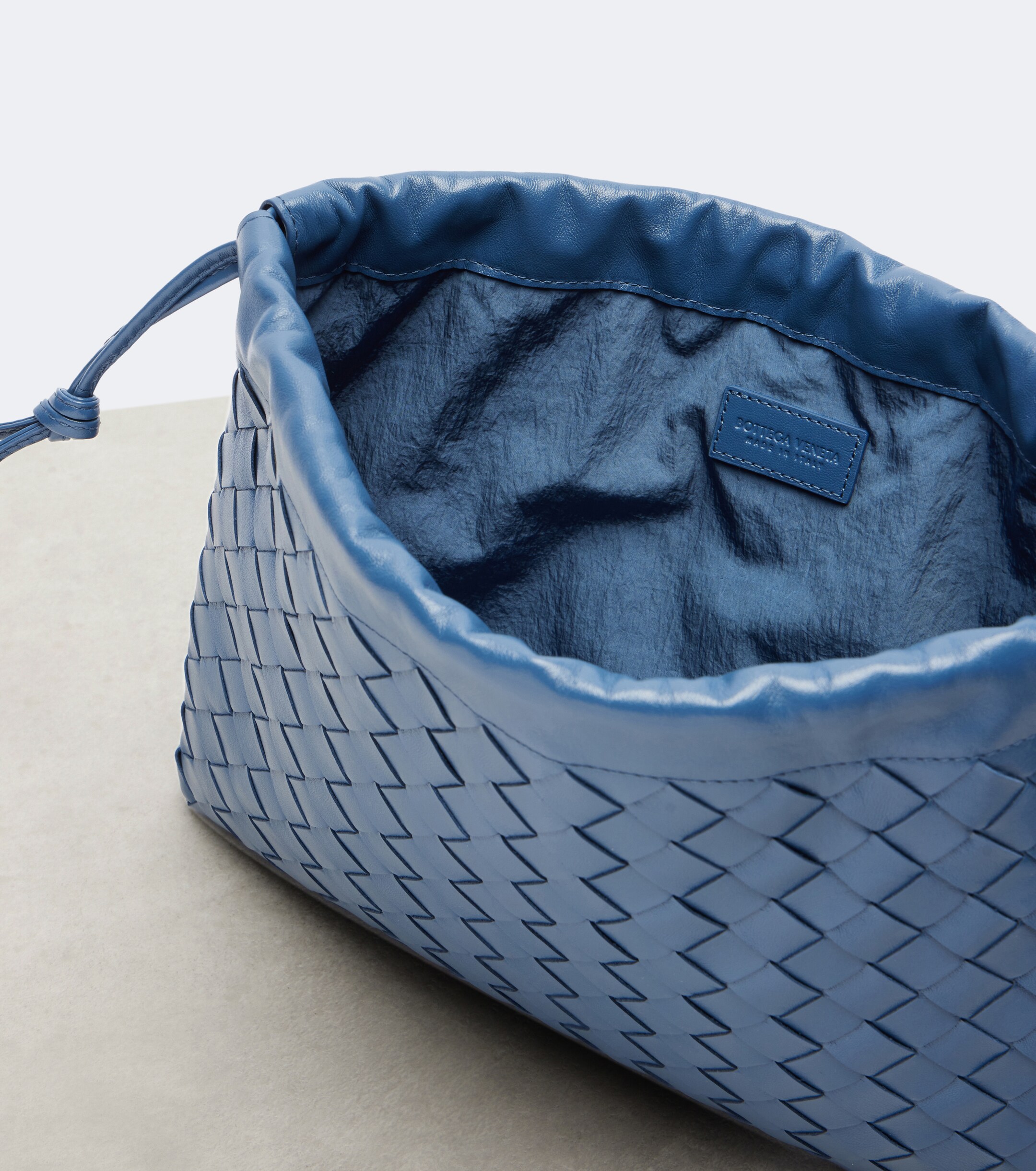 Bottega Veneta Dustbag Intrecciato Medium leather pouch