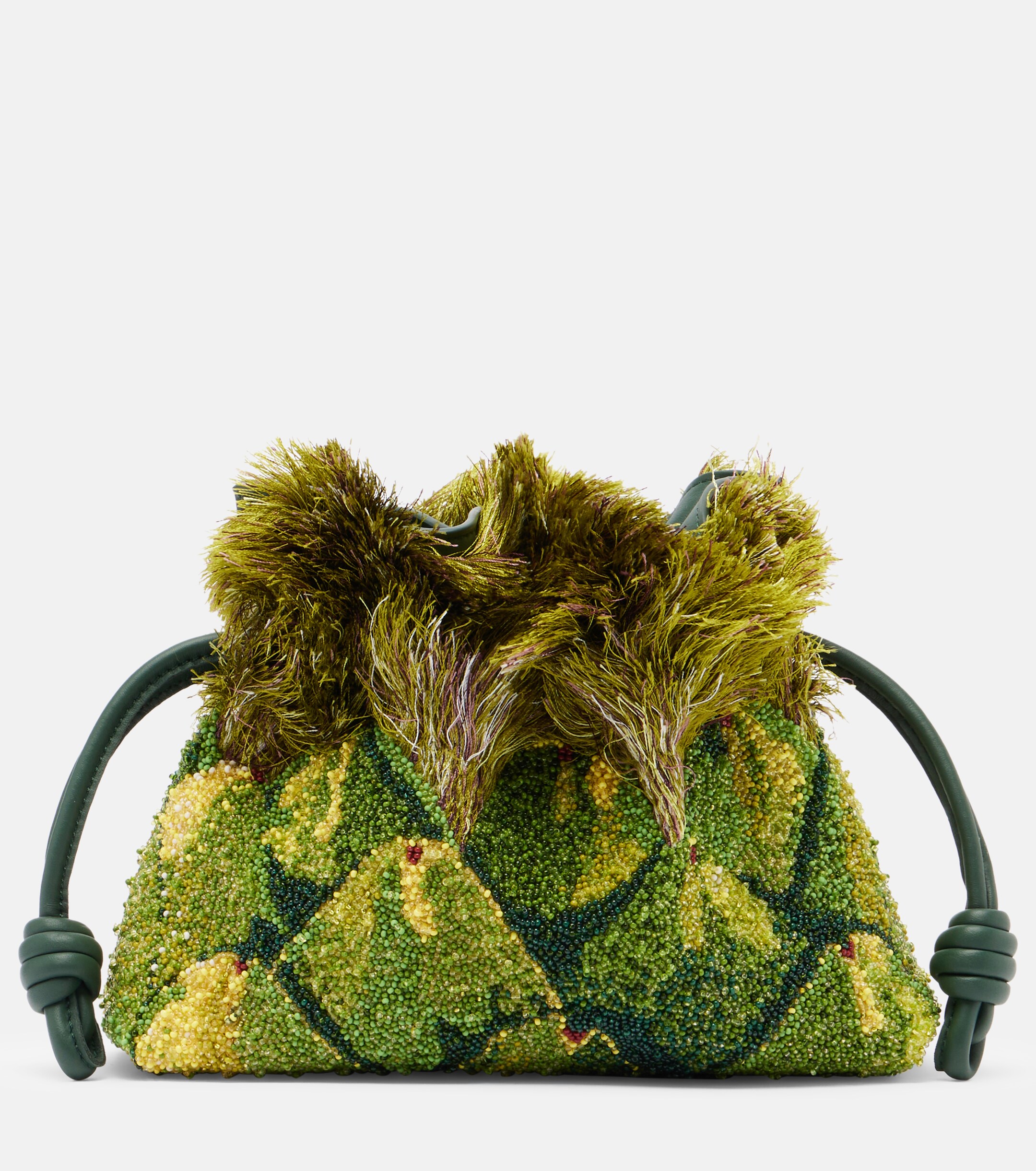 Loewe Paula's Ibiza Flamenco Mini beaded clutch