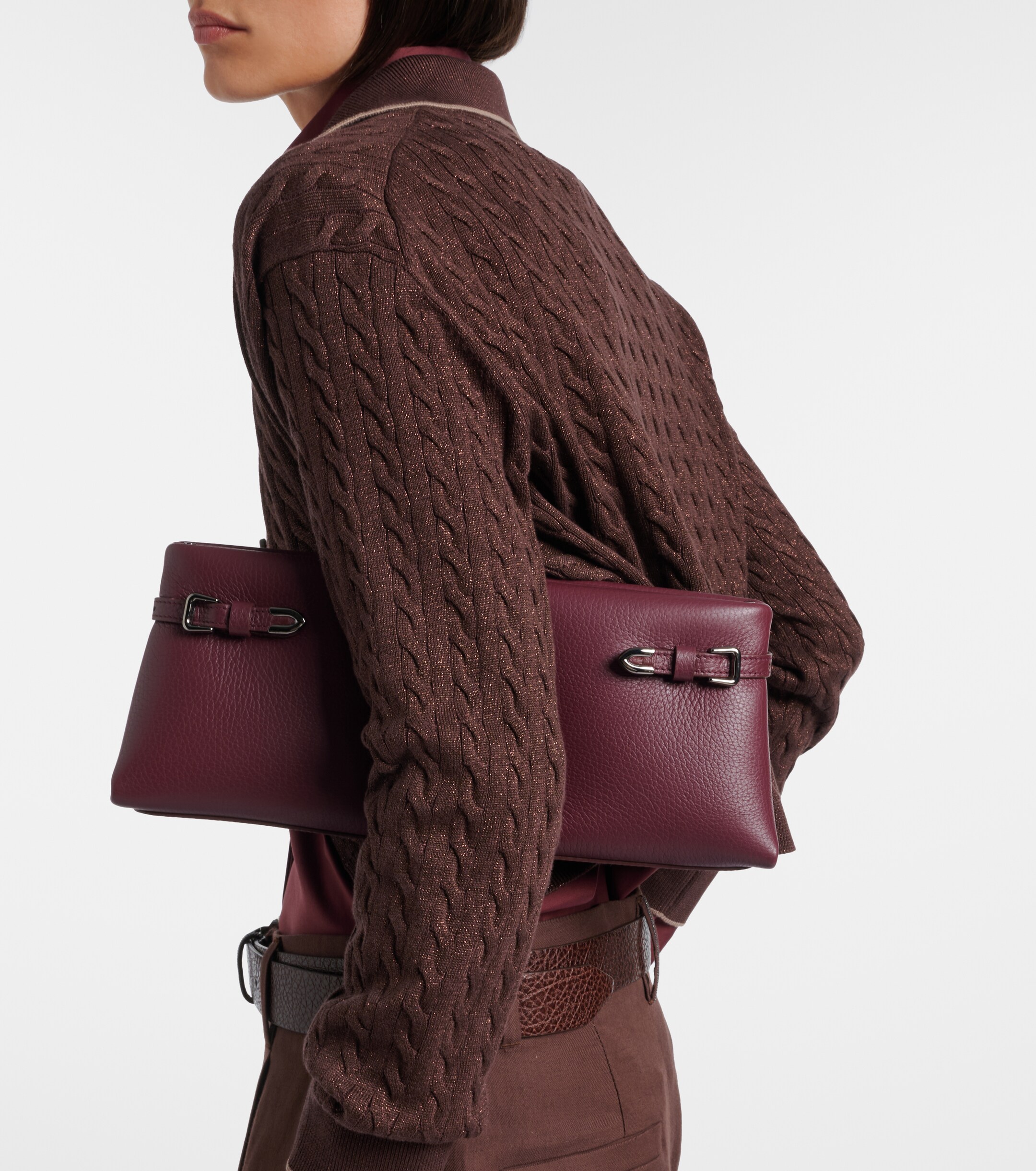 Brunello Cucinelli Small leather clutch
