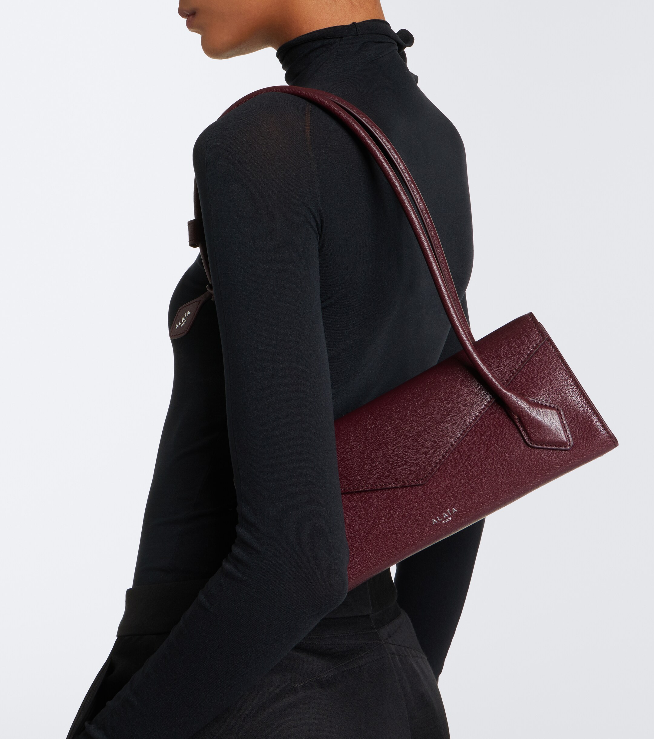 Alaïa Le Teckel Small leather shoulder bag
