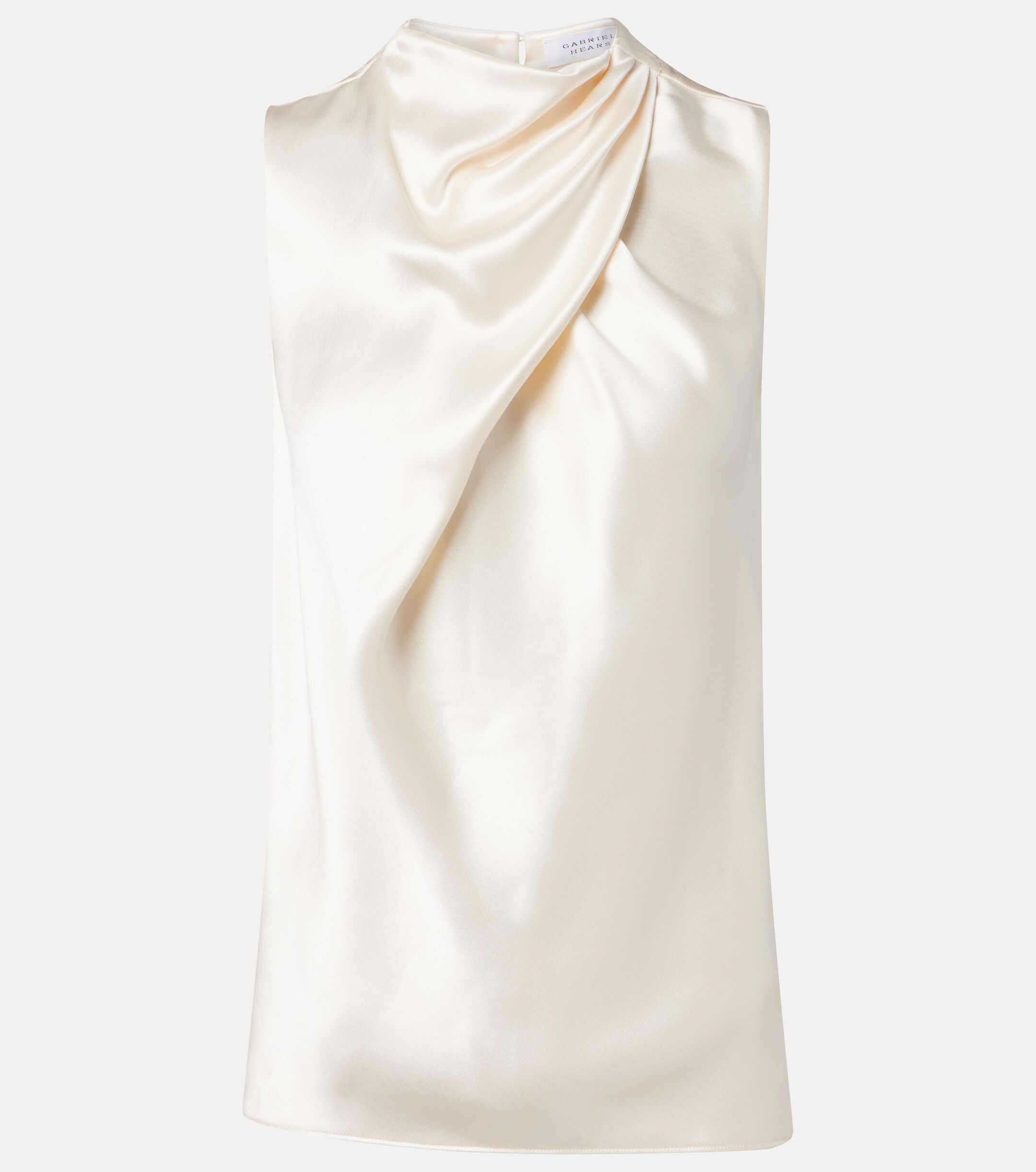 Gabriela Hearst Gabriela Hearst Melina draped silk satin top