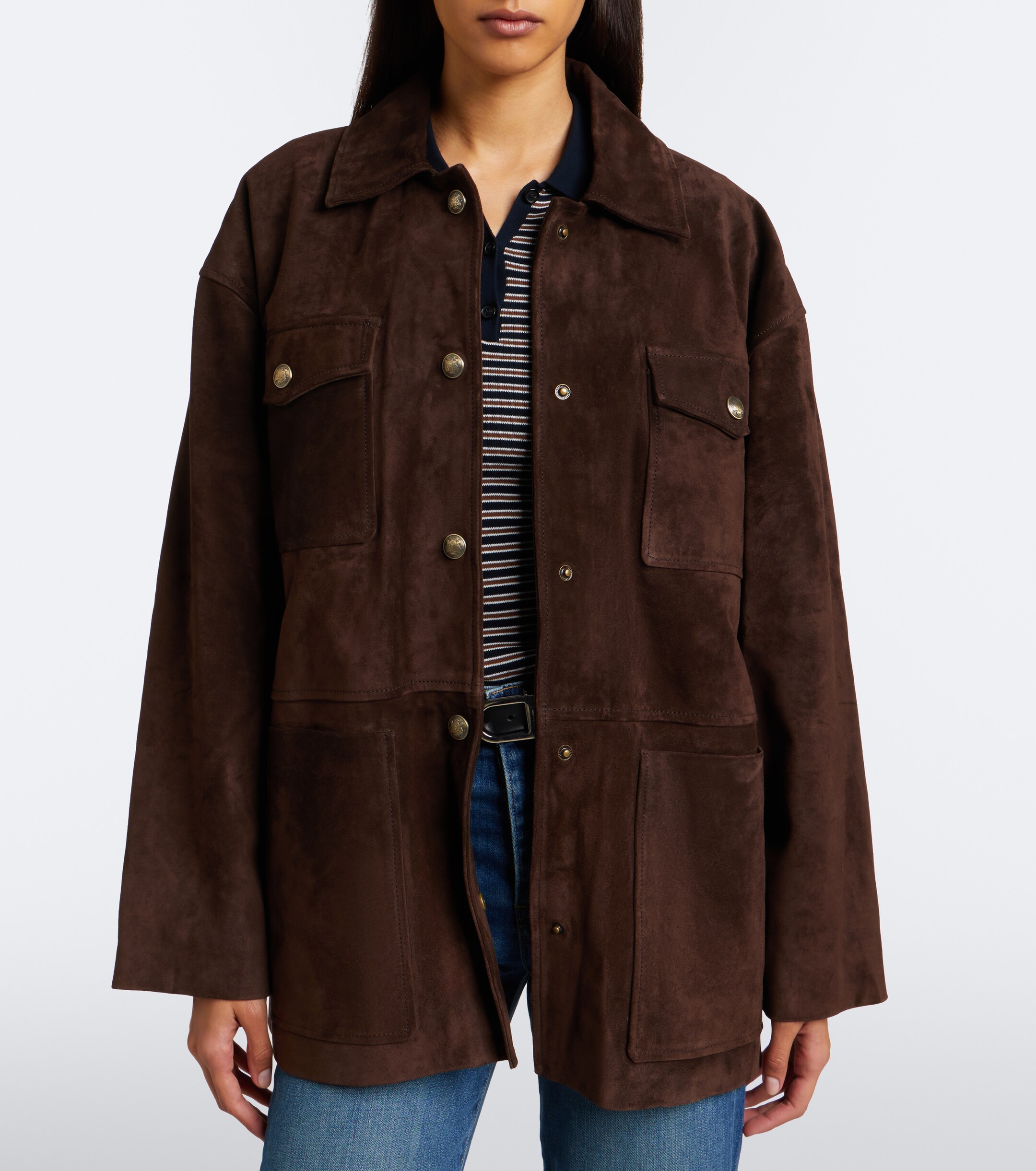Nili Lotan Nili Lotan Mirra suede jacket