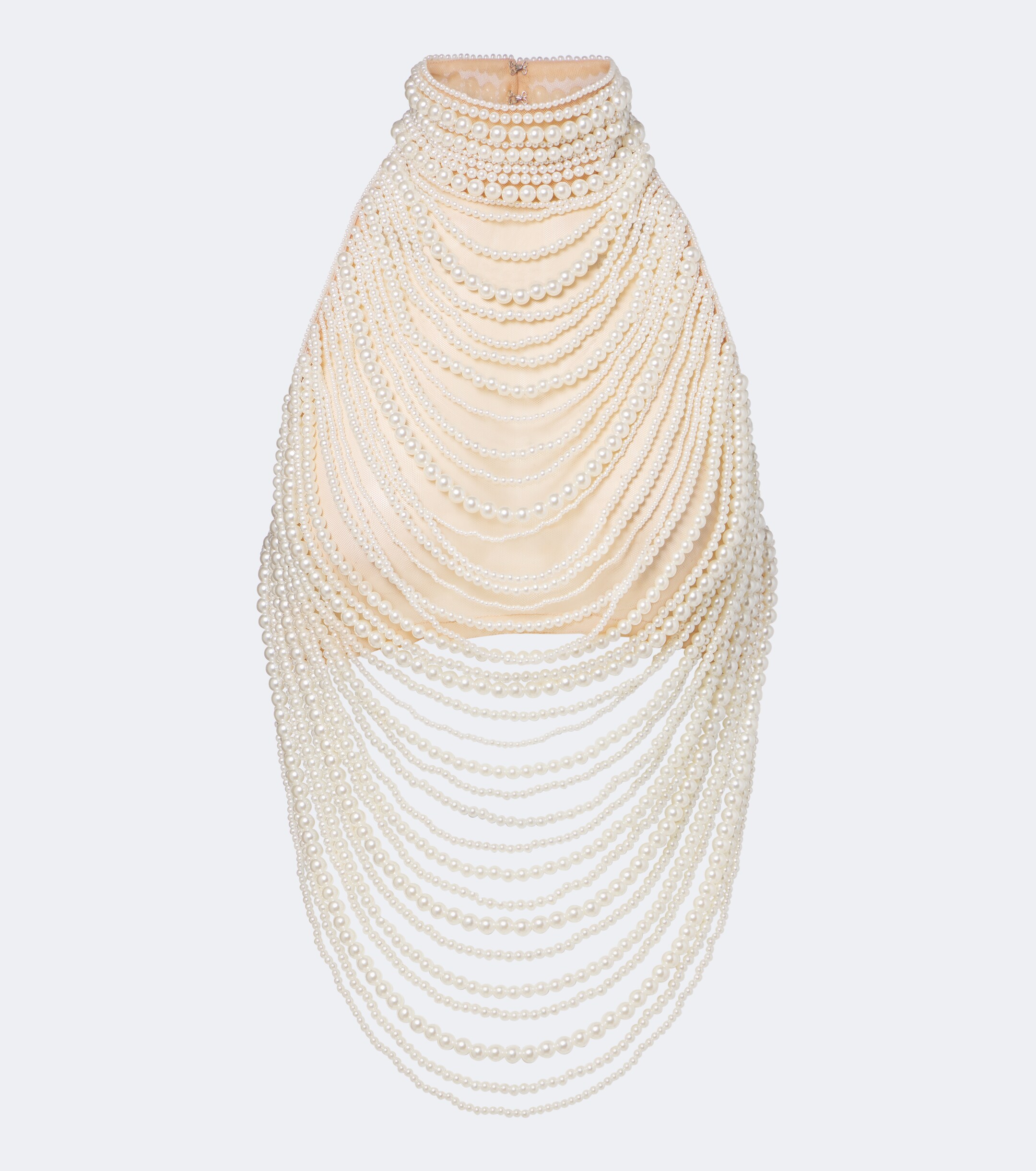 Retrofête Retrofête Elsie embellished halterneck top