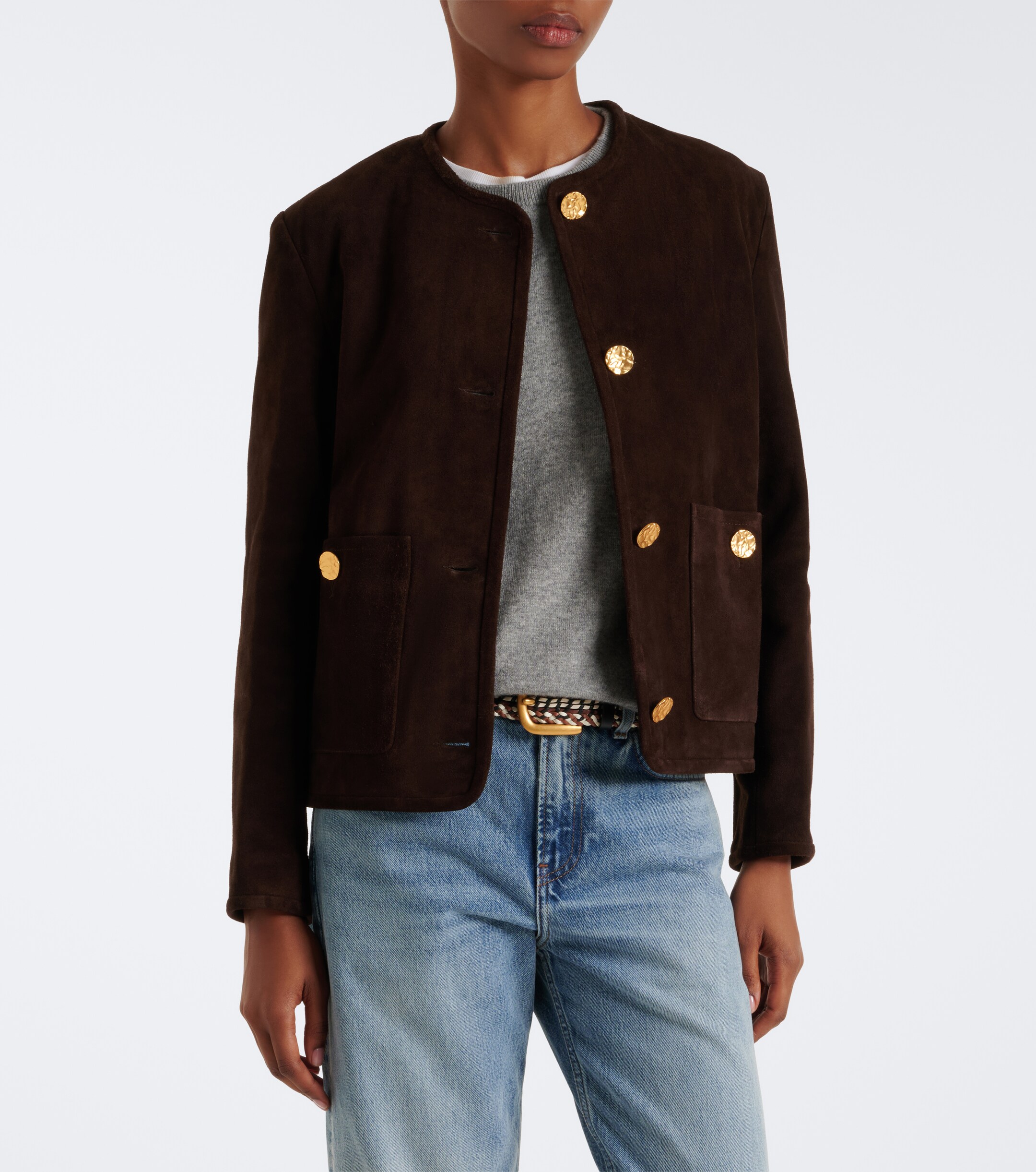 ARMA Arma Sogno suede jacket