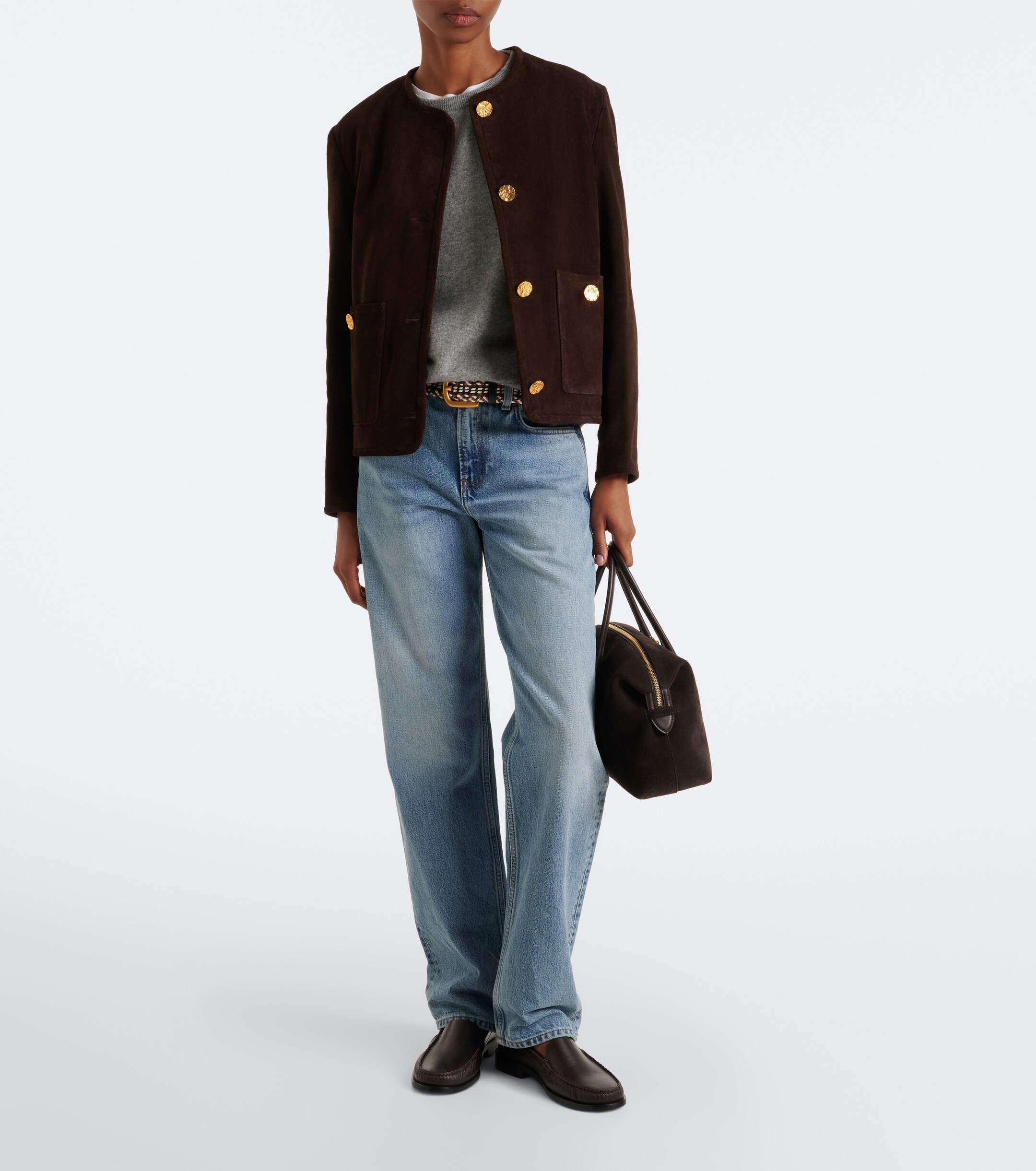 ARMA Arma Sogno suede jacket