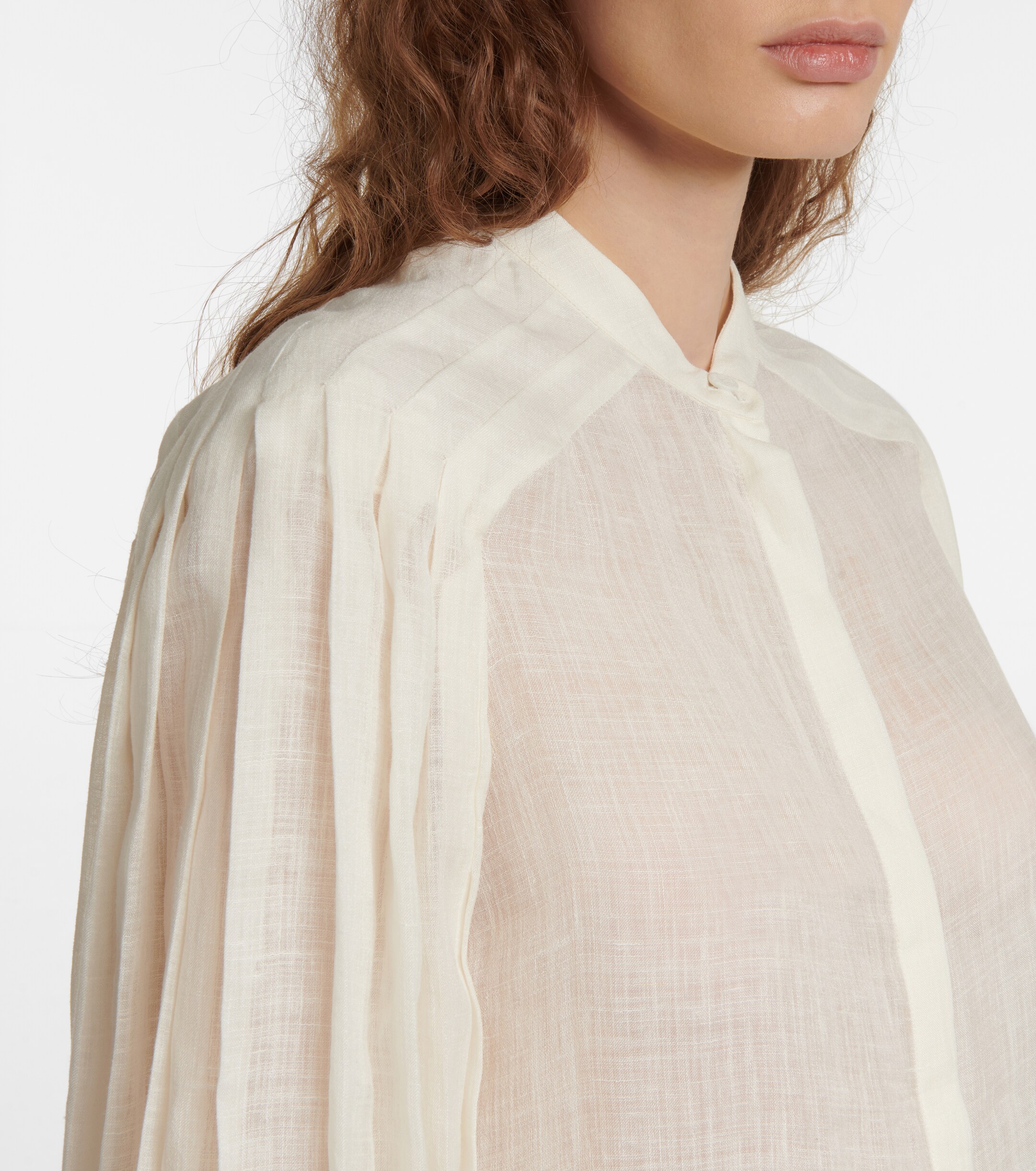 Gabriela Hearst Anni linen and silk blouse