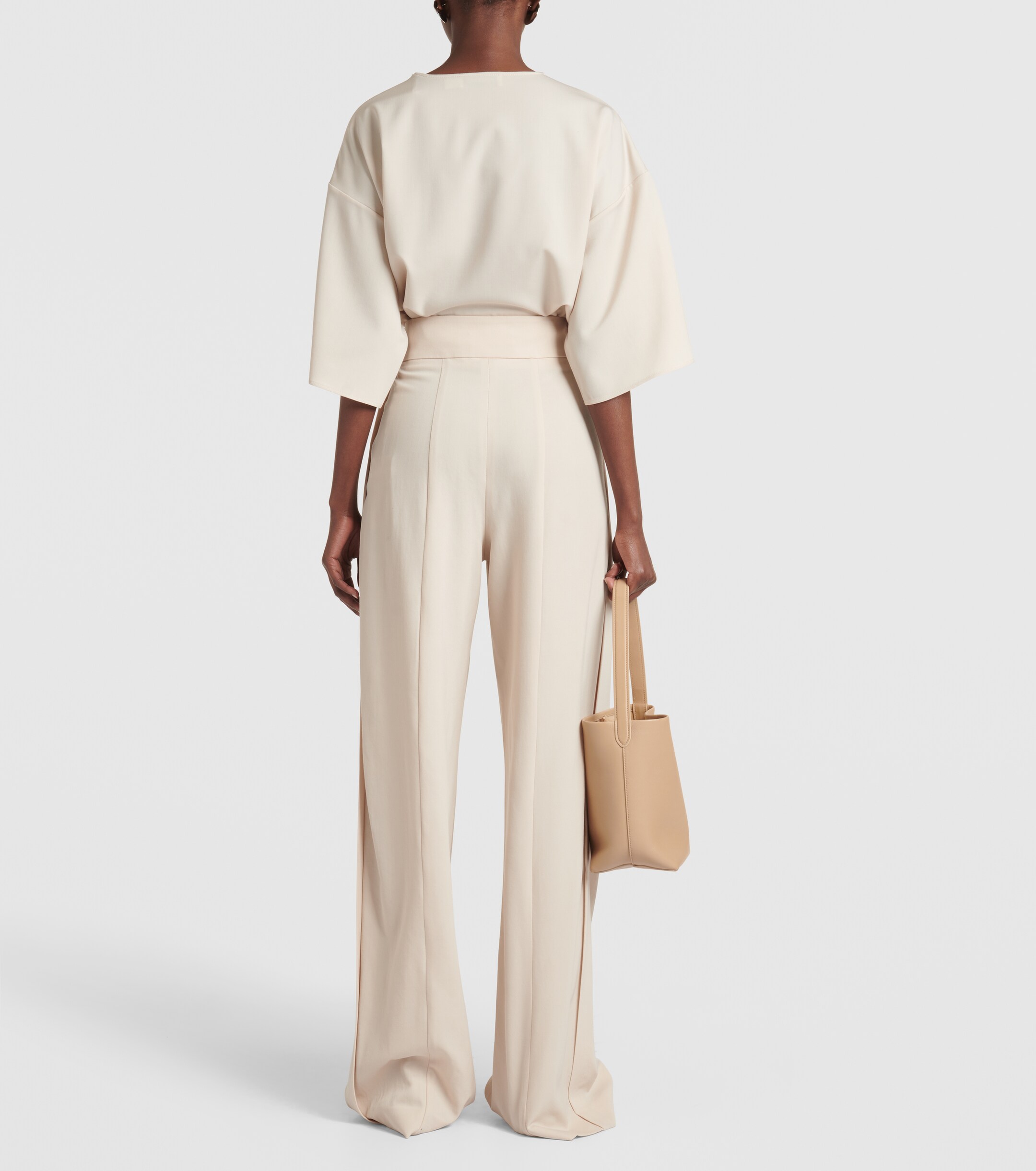 Fforme Faye high-rise wool wide-leg pants thumbnail