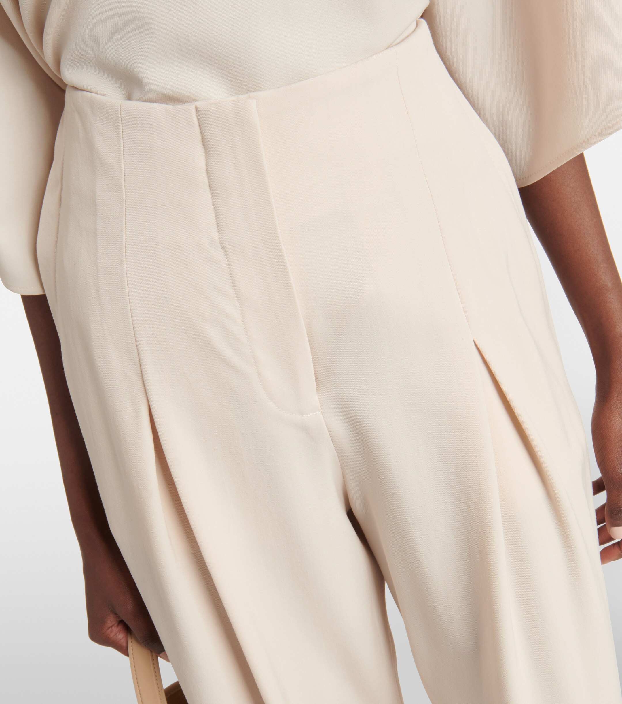 Fforme Faye high-rise wool wide-leg pants thumbnail