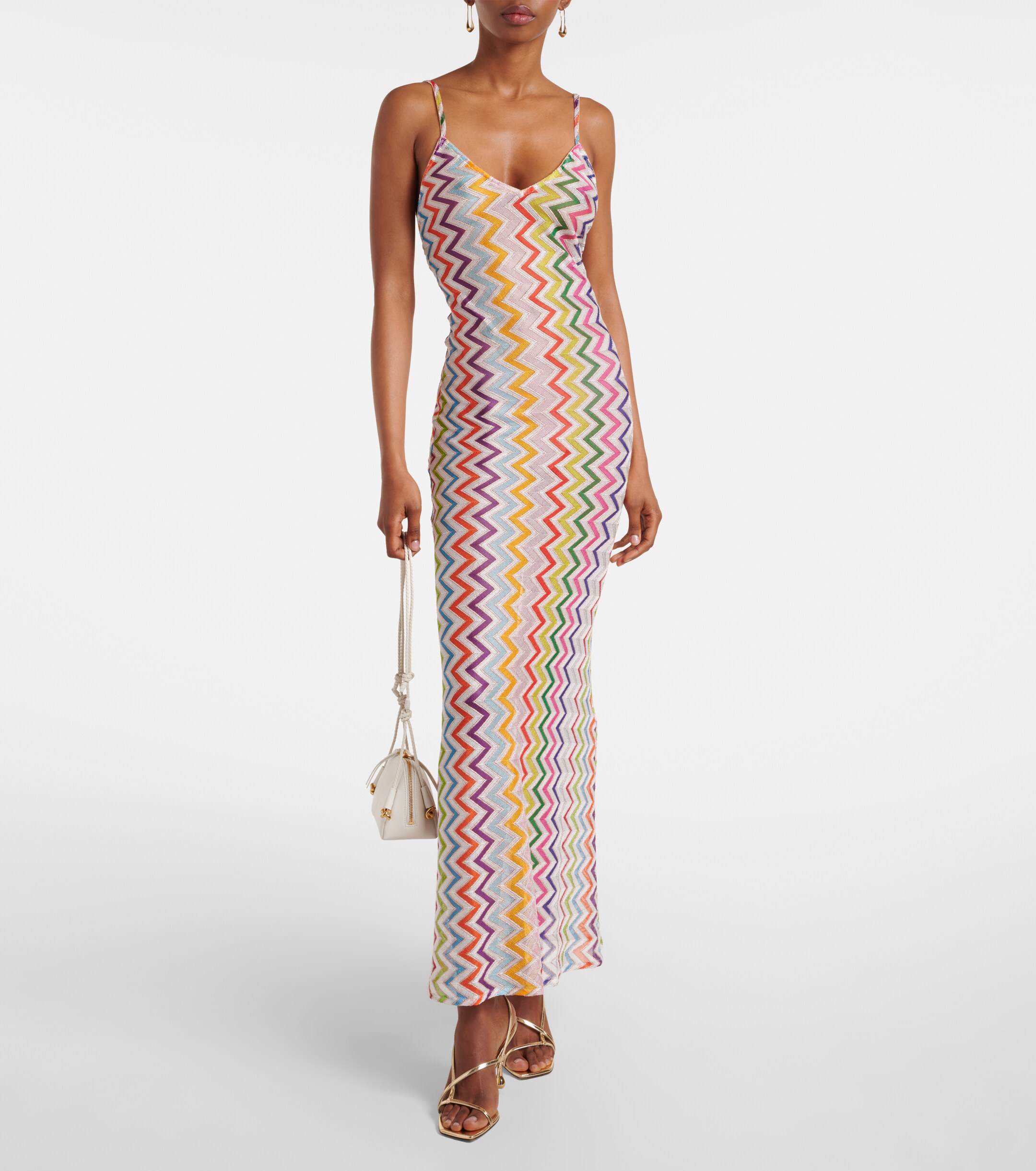 Missoni Zigzag open-back maxi dress