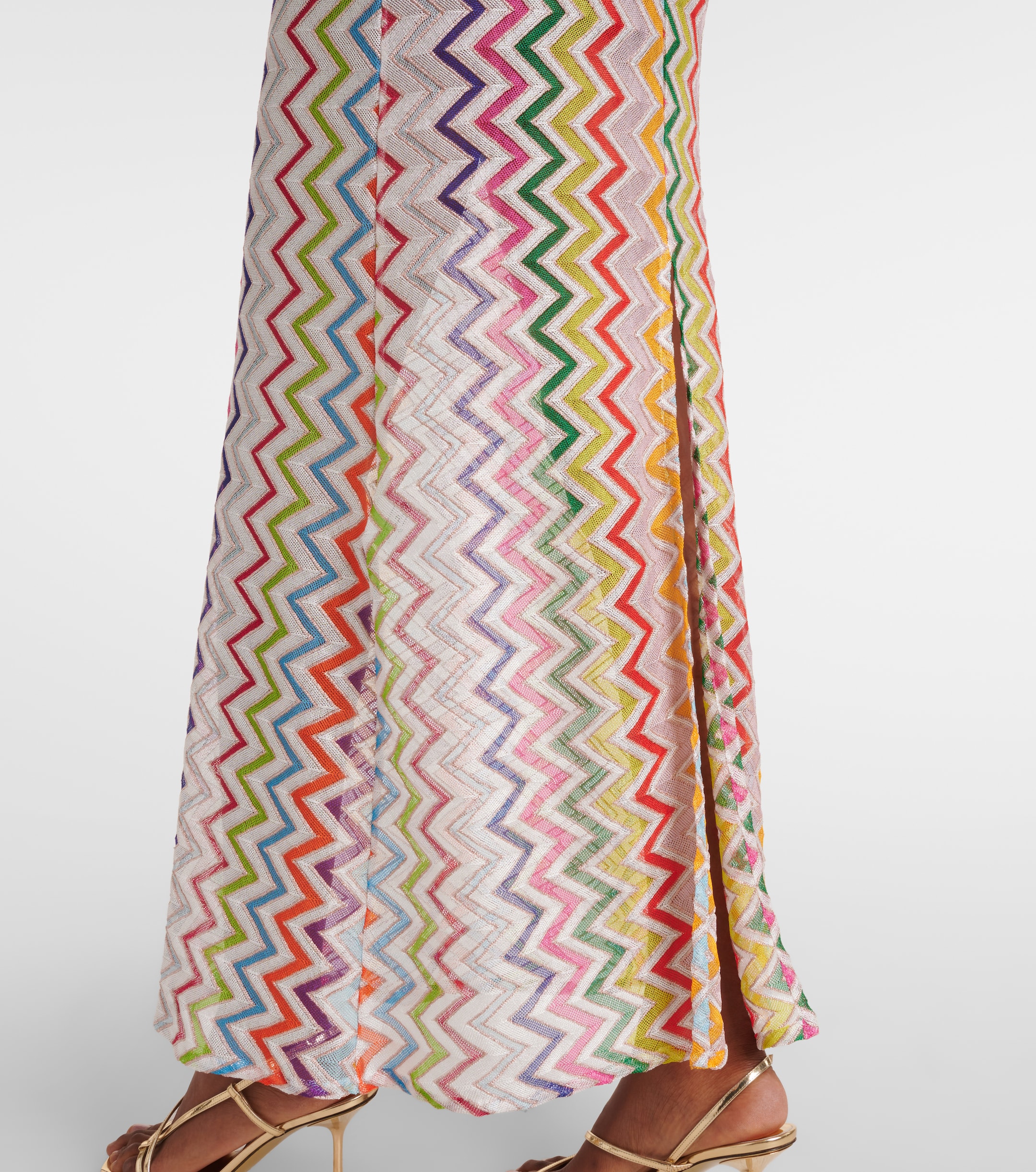 Missoni Zigzag open-back maxi dress