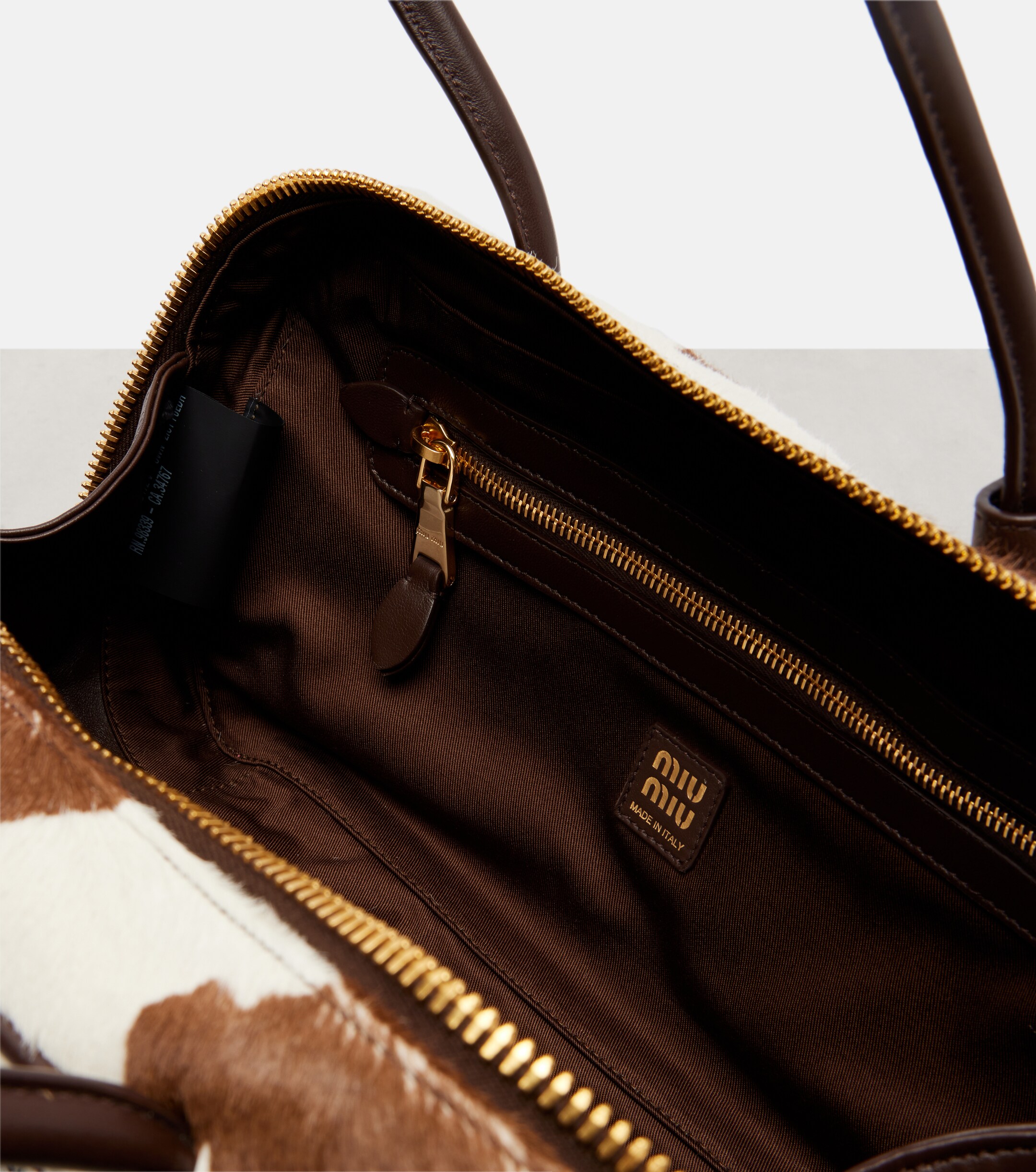 Miu Miu Beau Medium calf hair shoulder bag