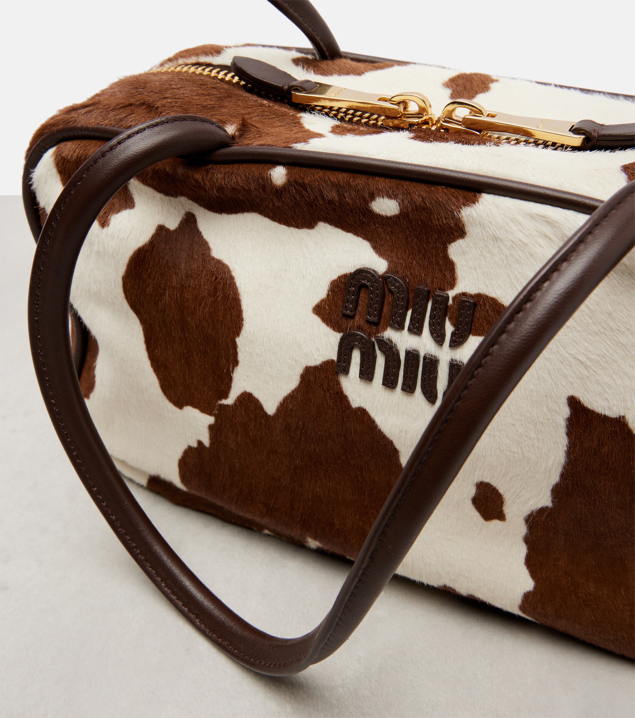 Miu Miu Beau Medium calf hair shoulder bag