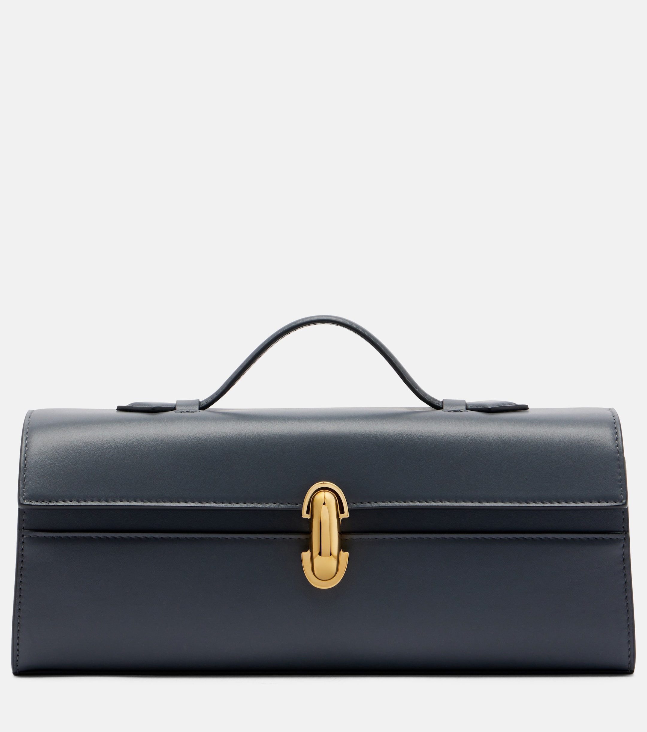Savette Symmetry Slim leather top-handle bag