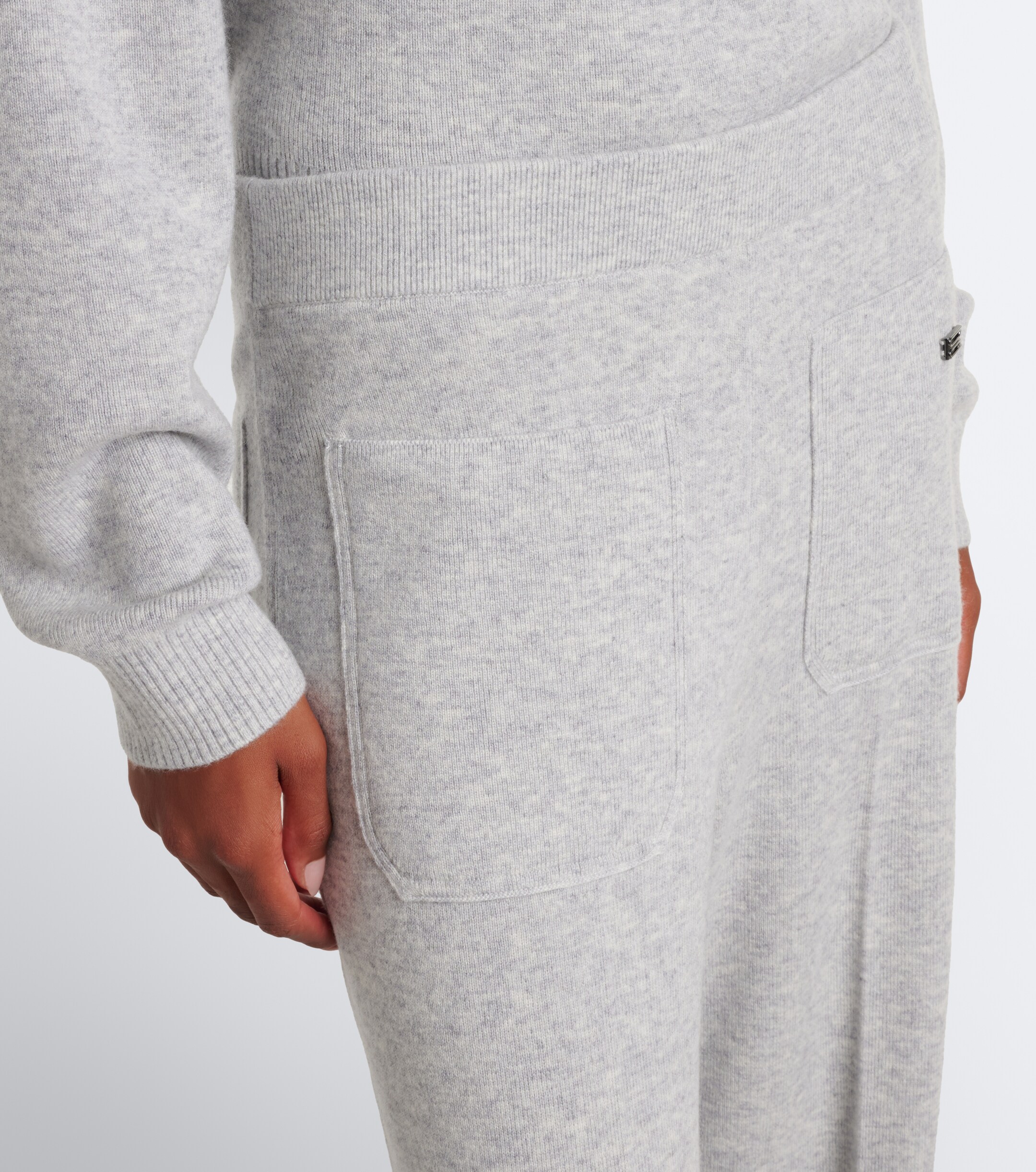 Victoria Beckham Victoria Beckham Wool and cashmere wide-leg pants
