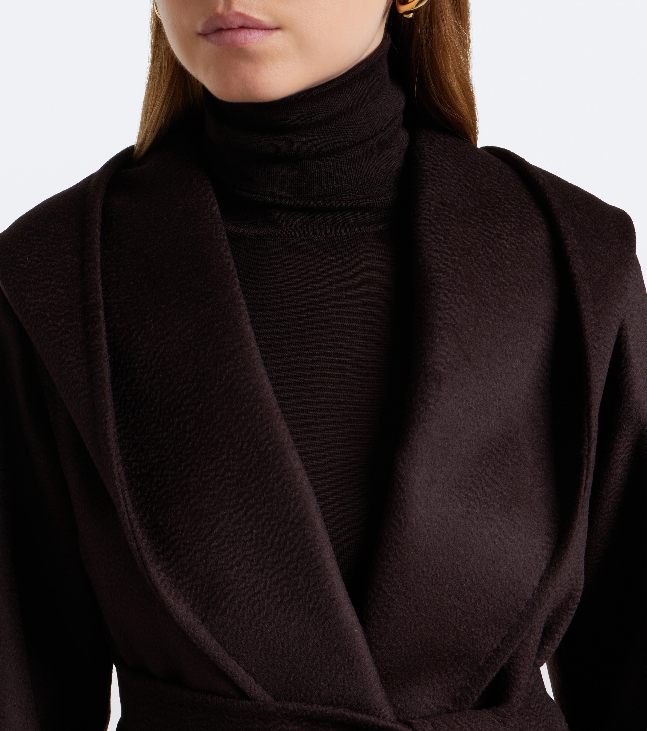 Max Mara Max Mara Camel hair wrap coat