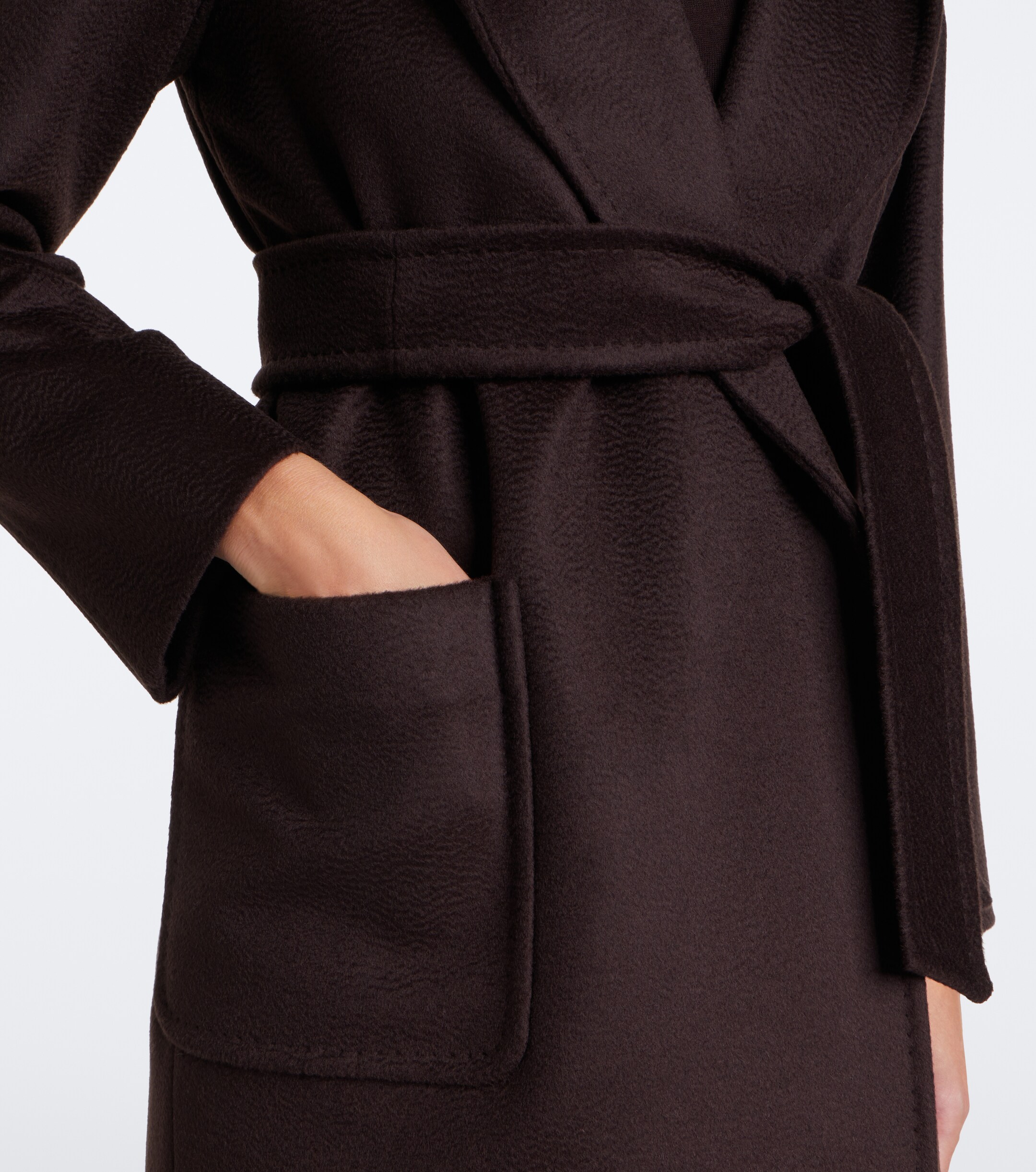 Max Mara Max Mara Camel hair wrap coat