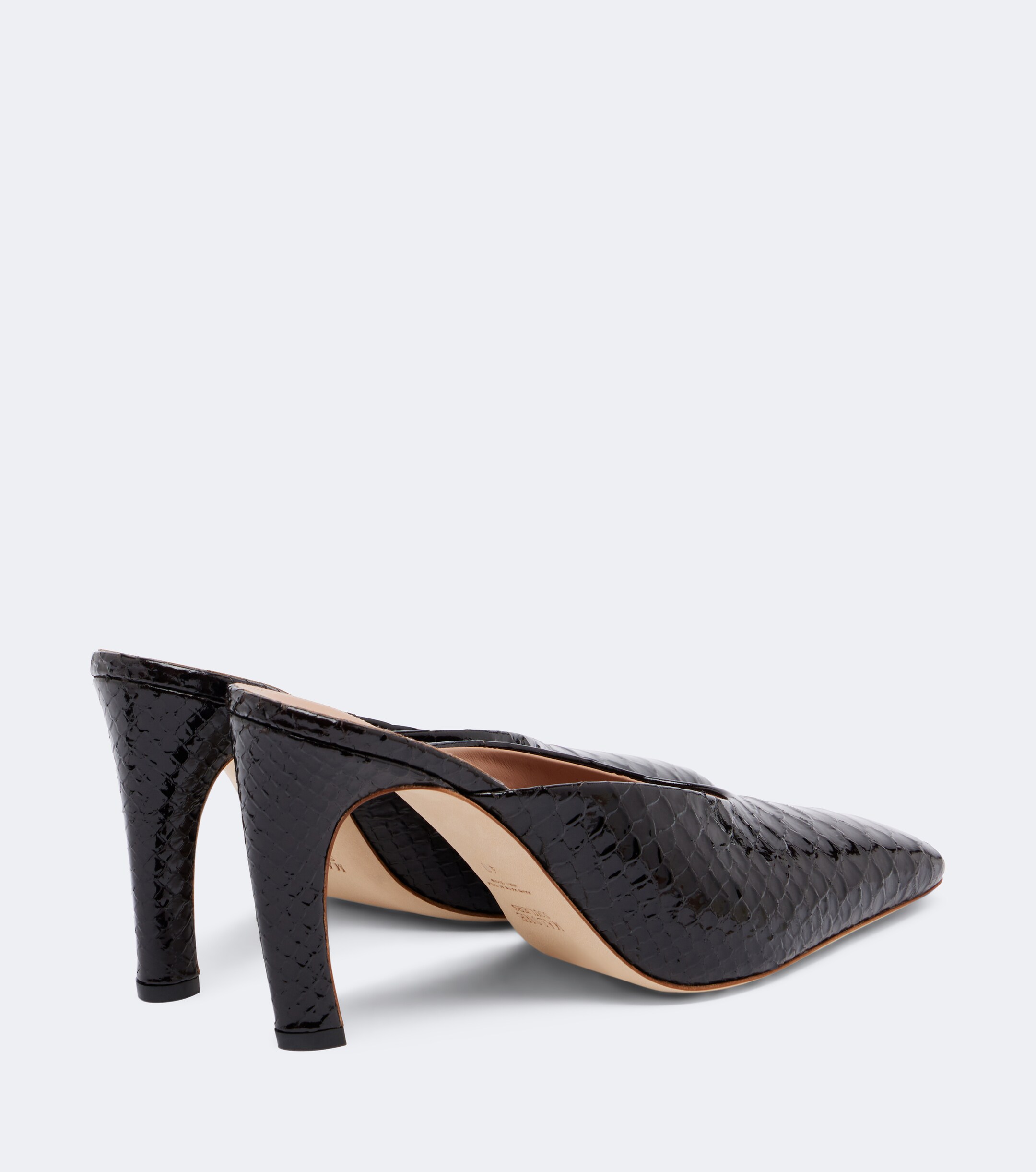Malone Souliers Malone Souliers Rowe croc-effect patent leather mules