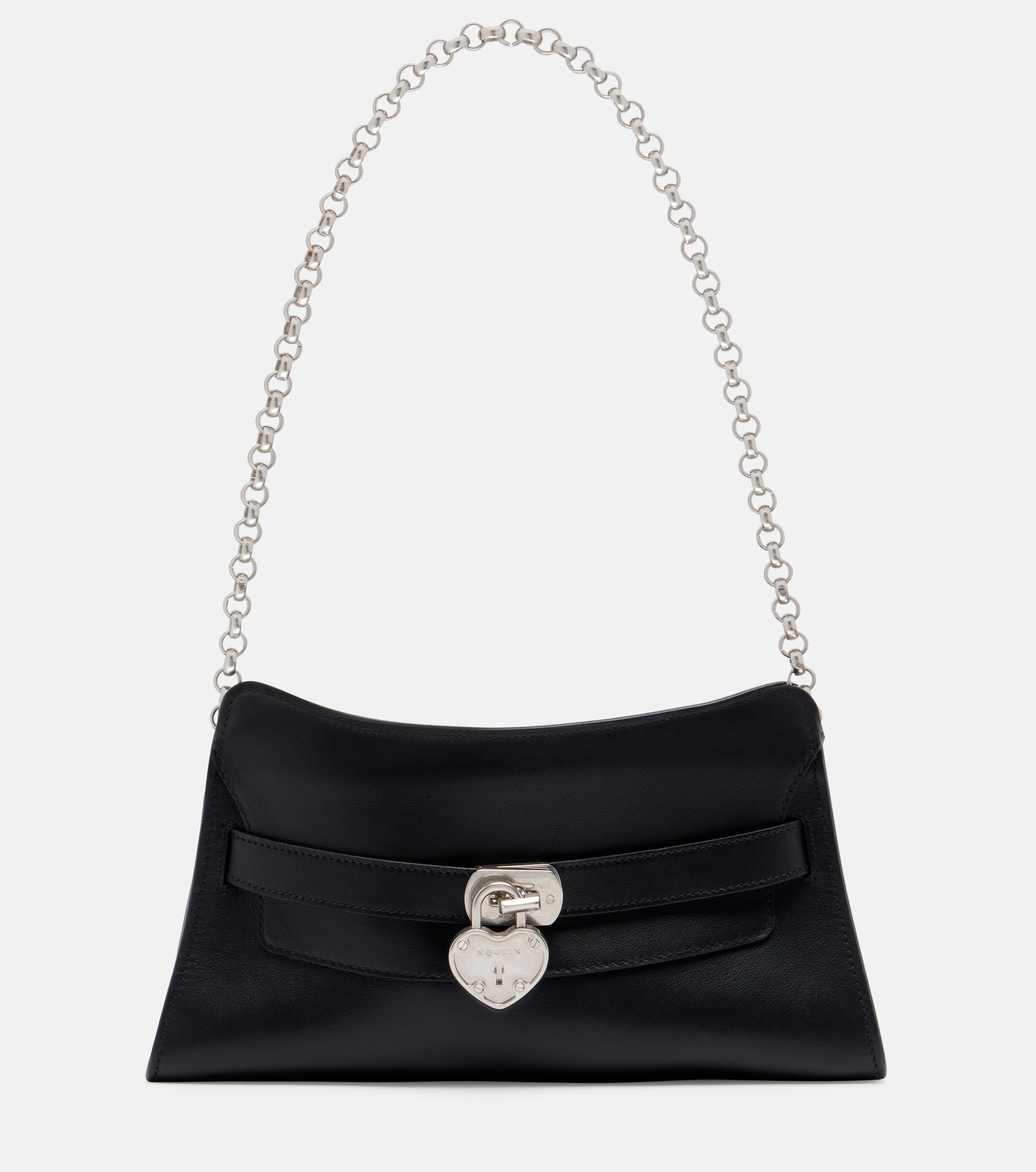 McQueen Locke Small leather shoulder bag