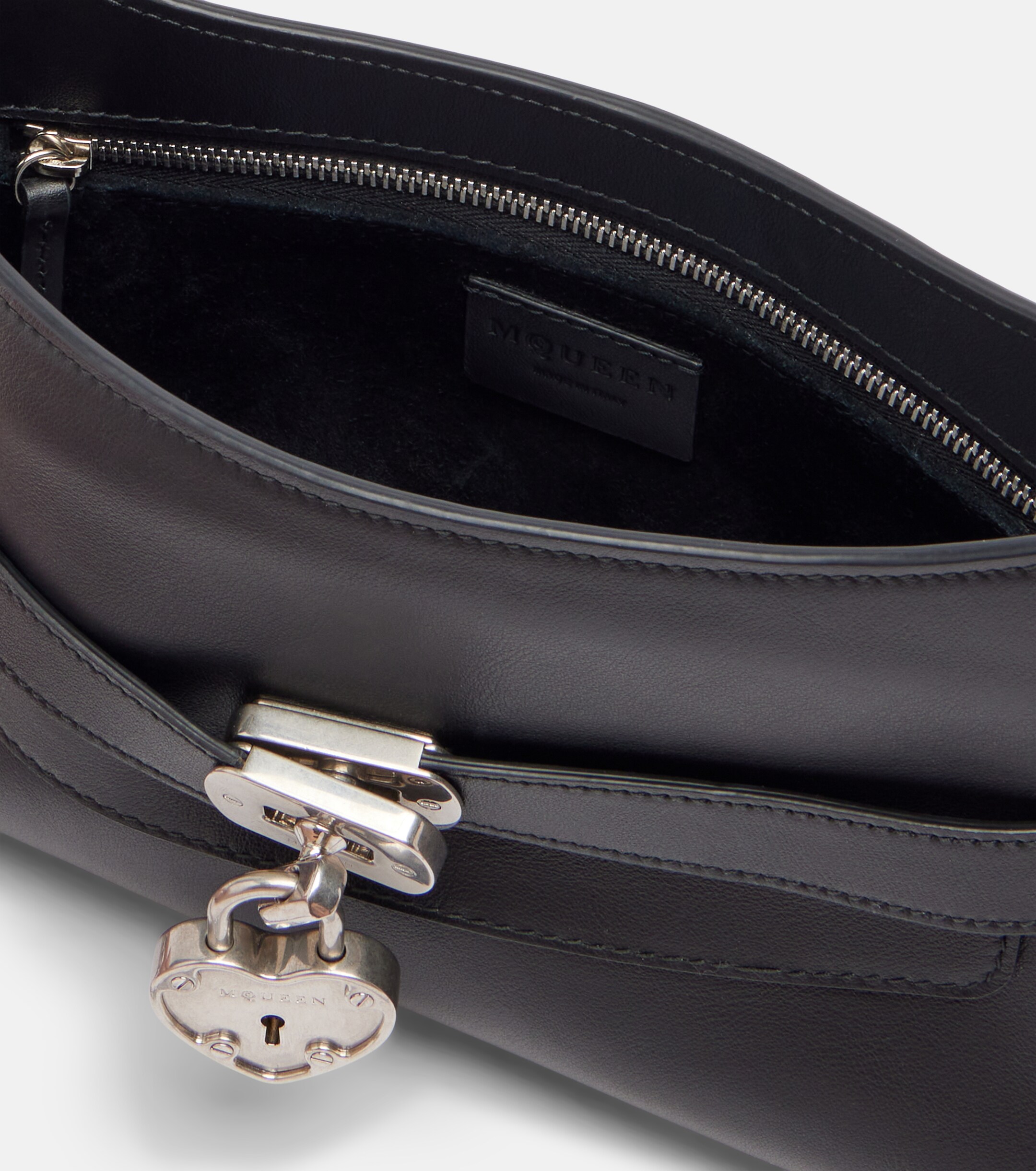 McQueen Locke Small leather shoulder bag