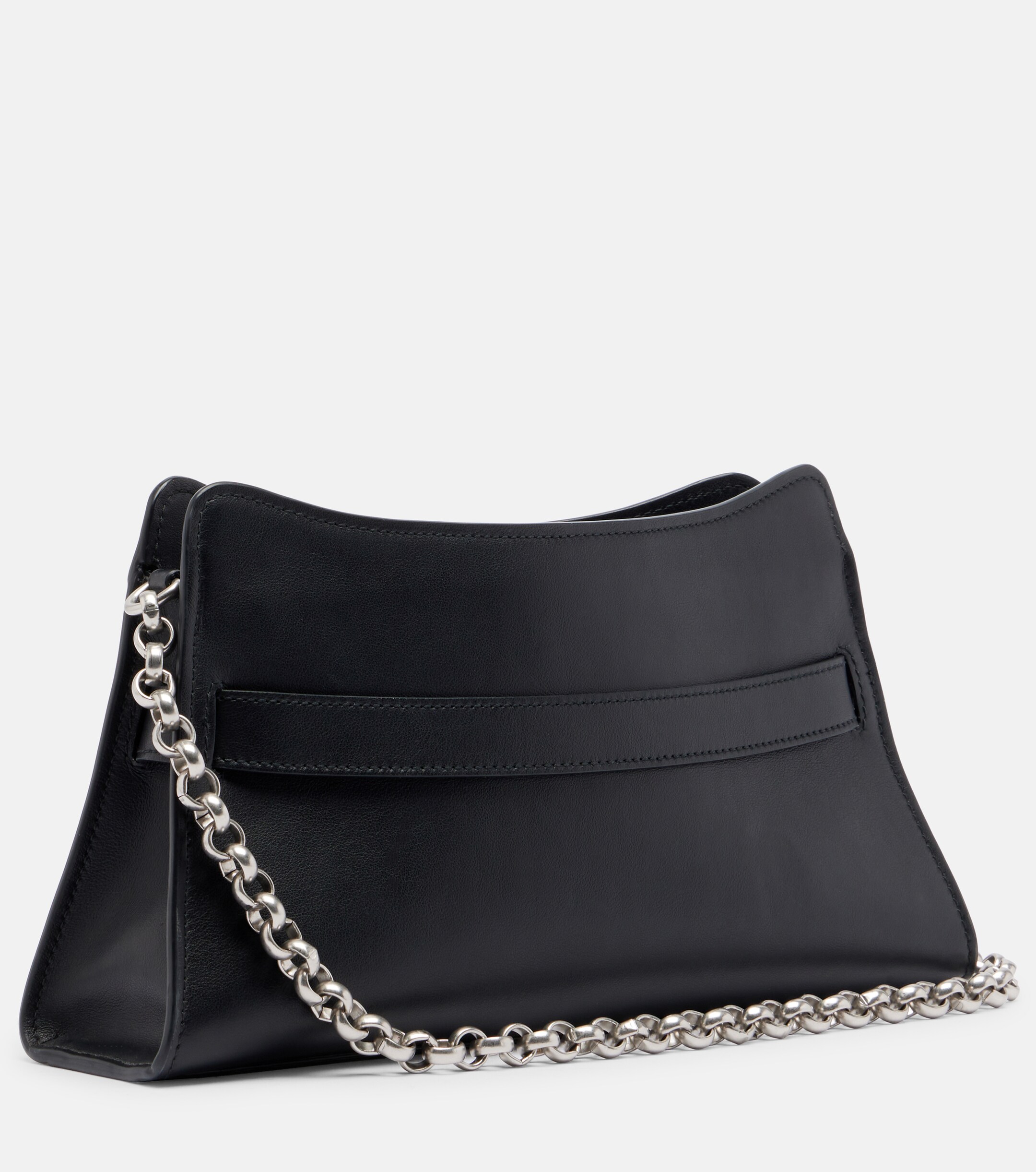 McQueen Locke Small leather shoulder bag