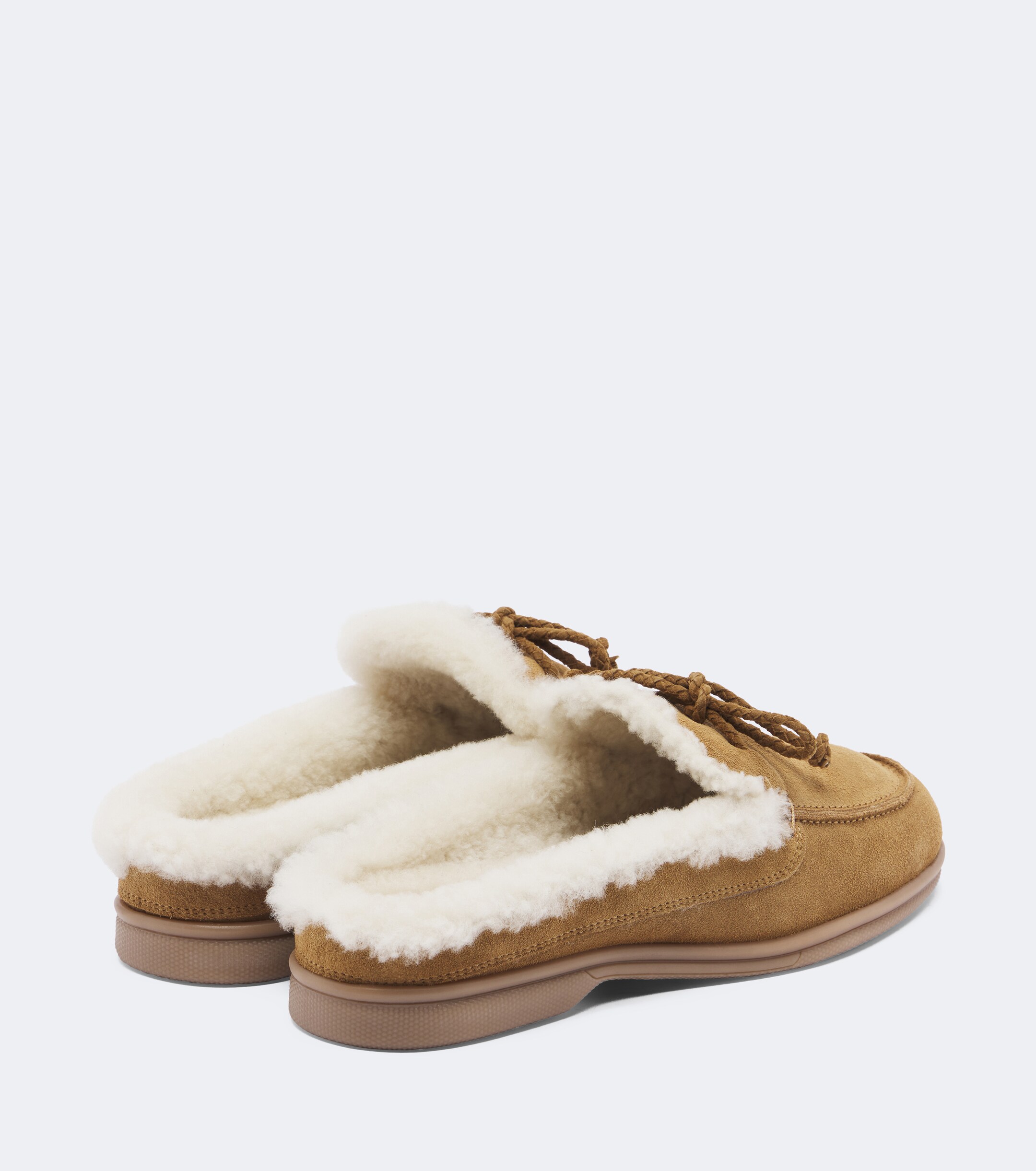 Yves Salomon Yves Salomon Shearling-lined suede mules