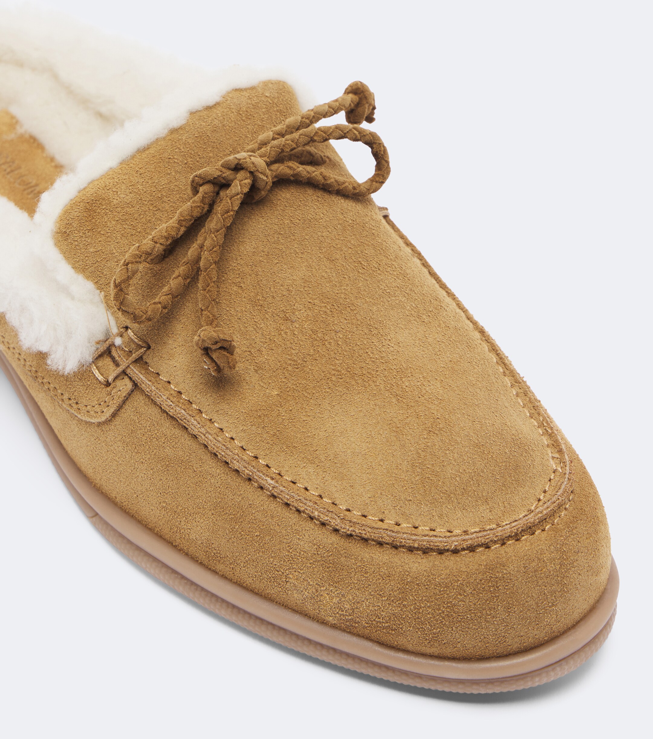 Yves Salomon Yves Salomon Shearling-lined suede mules