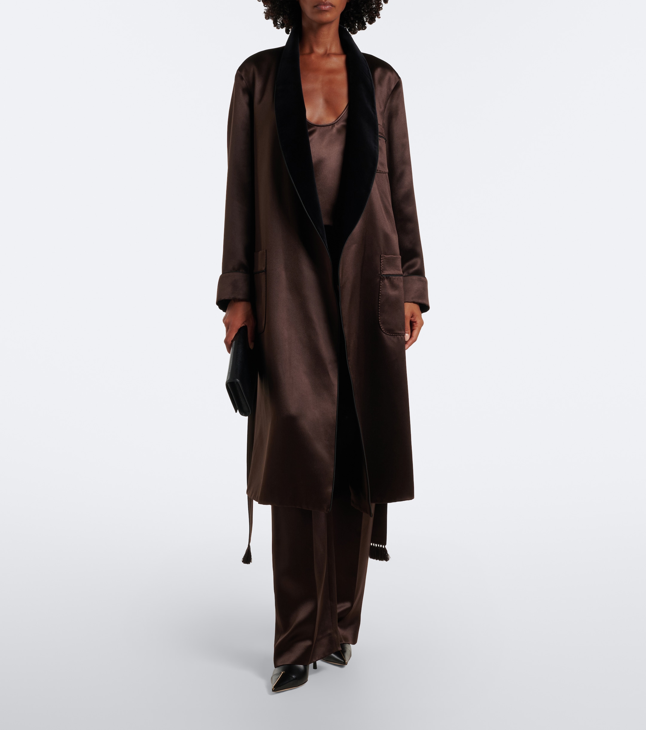 Tom Ford Tom Ford Silk satin wide-leg pants
