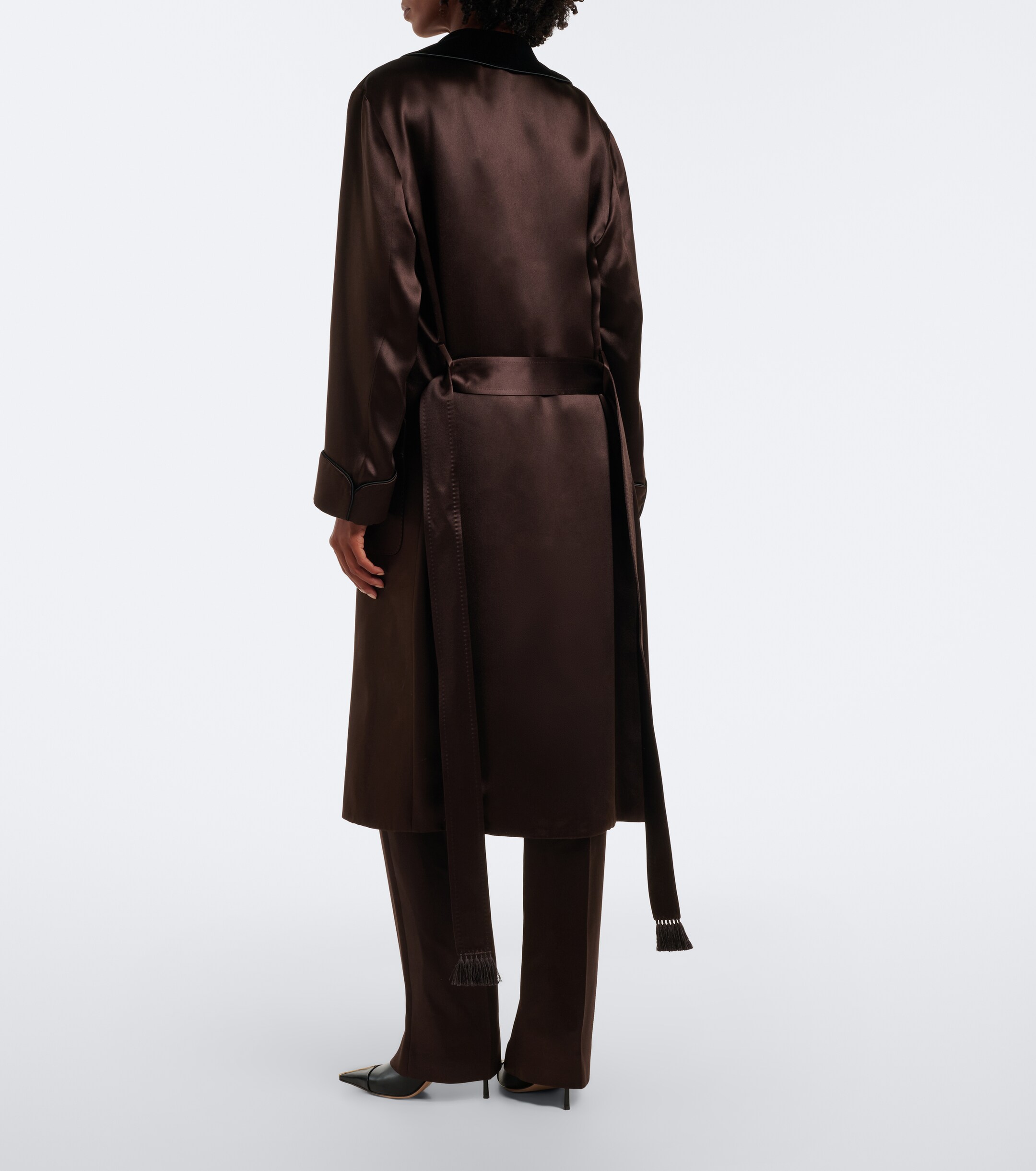 Tom Ford Tom Ford Silk satin wide-leg pants