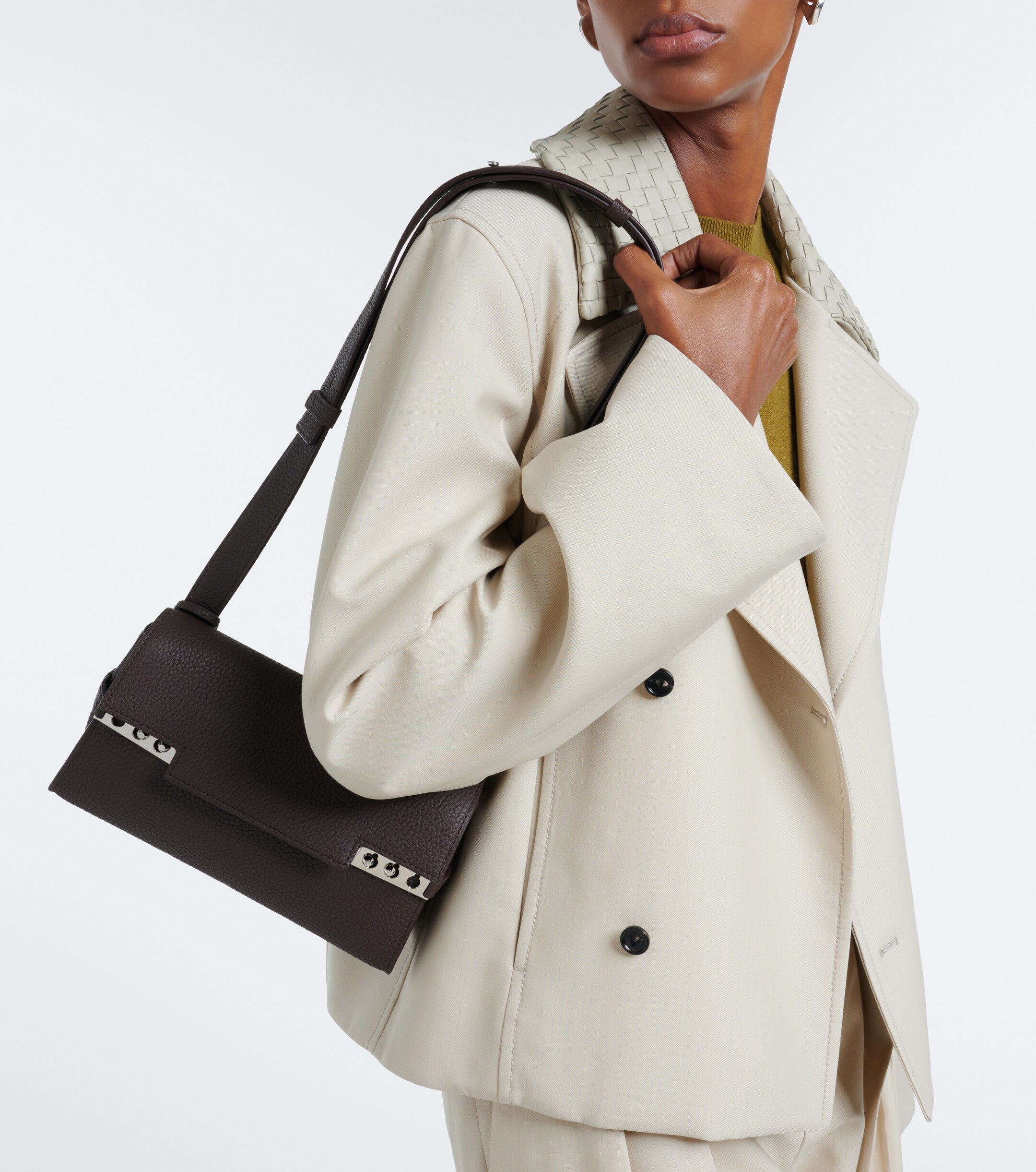 Delvaux Tempête City Medium leather crossbody bag thumbnail