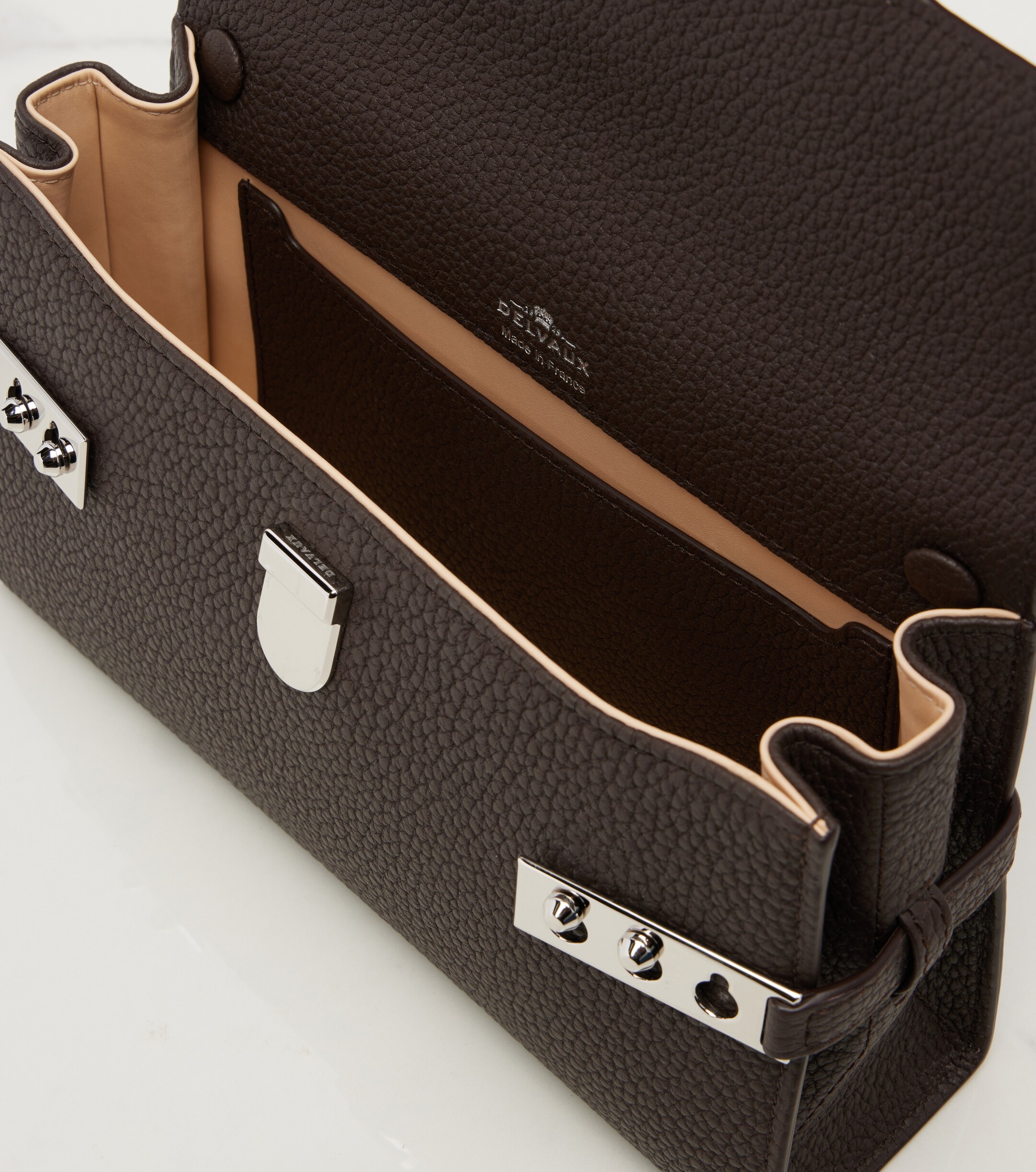 Delvaux Tempête City Medium leather crossbody bag thumbnail