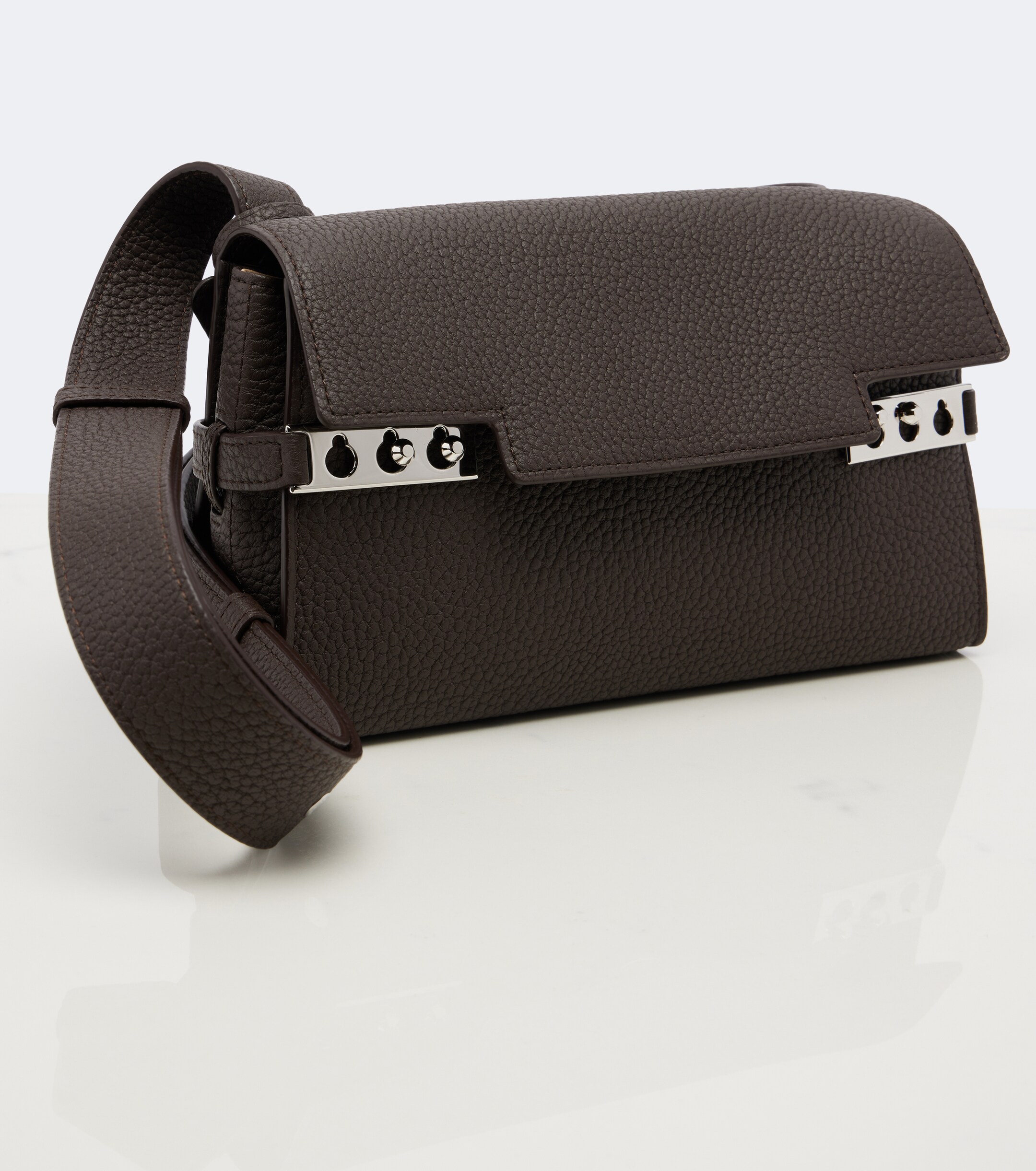 Delvaux Tempête City Medium leather crossbody bag thumbnail