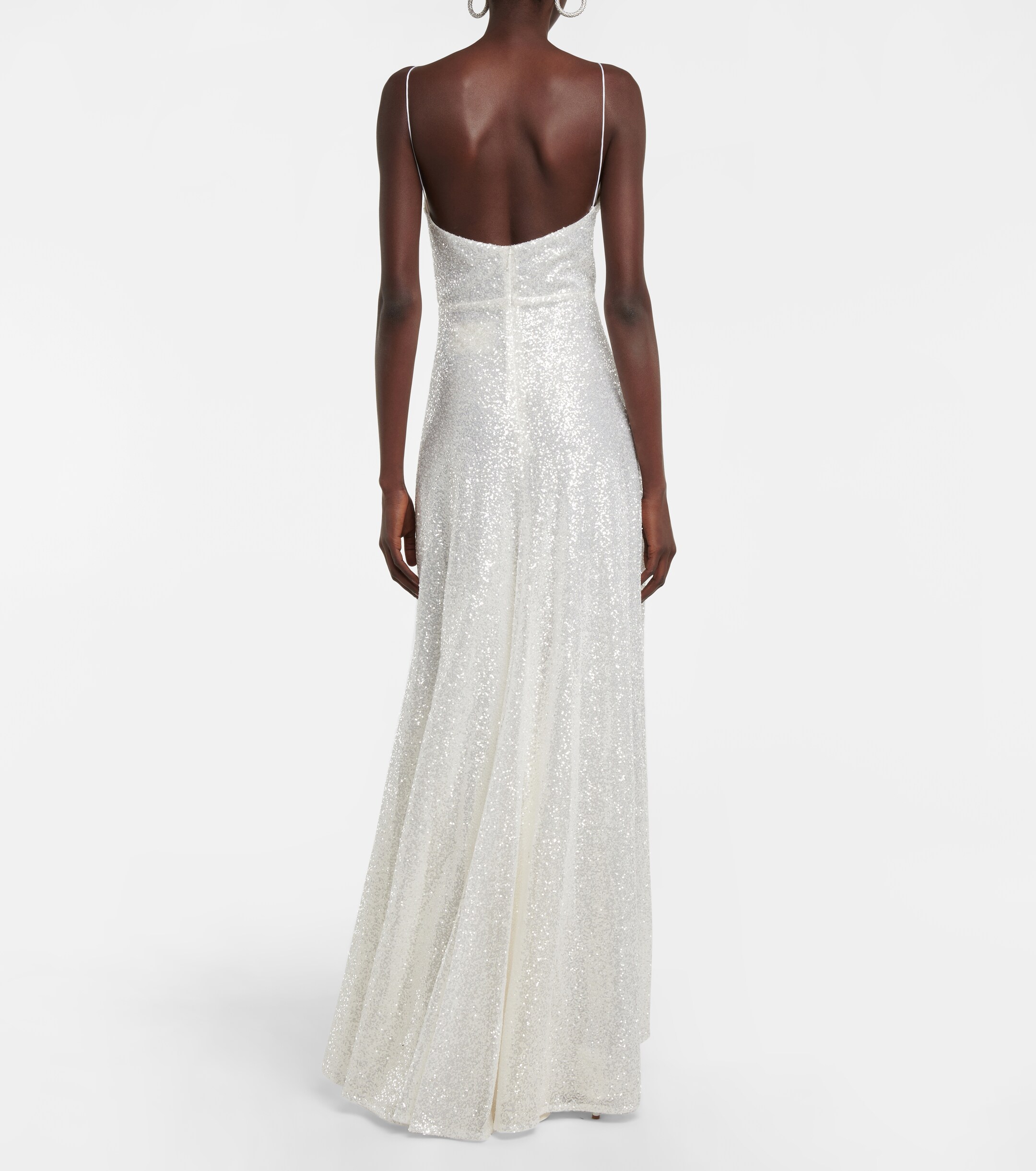 Costarellos Kristina sequined tulle gown