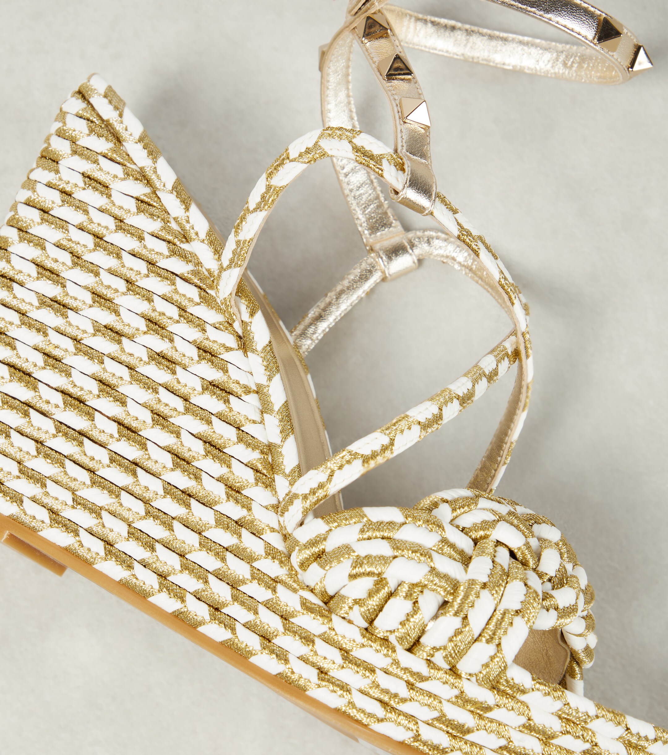 Valentino Garavani Rockstud espadrille wedges