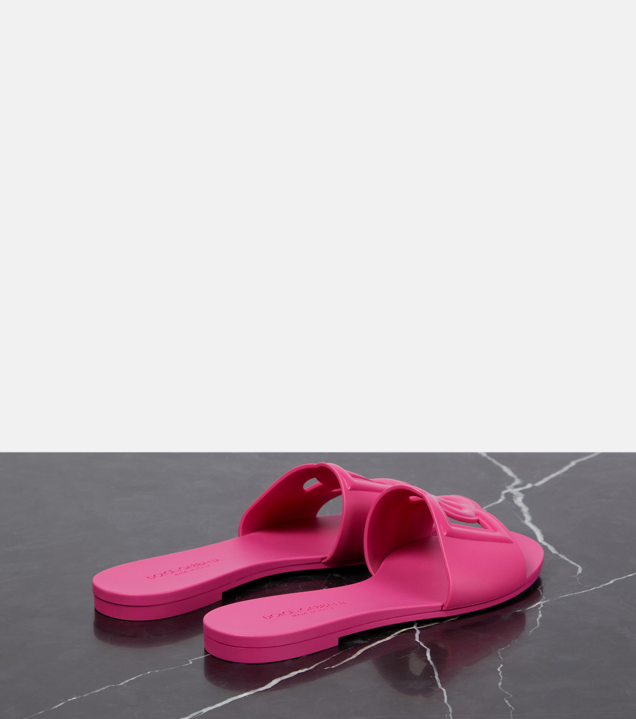 Dolce&Gabbana DG rubber slides