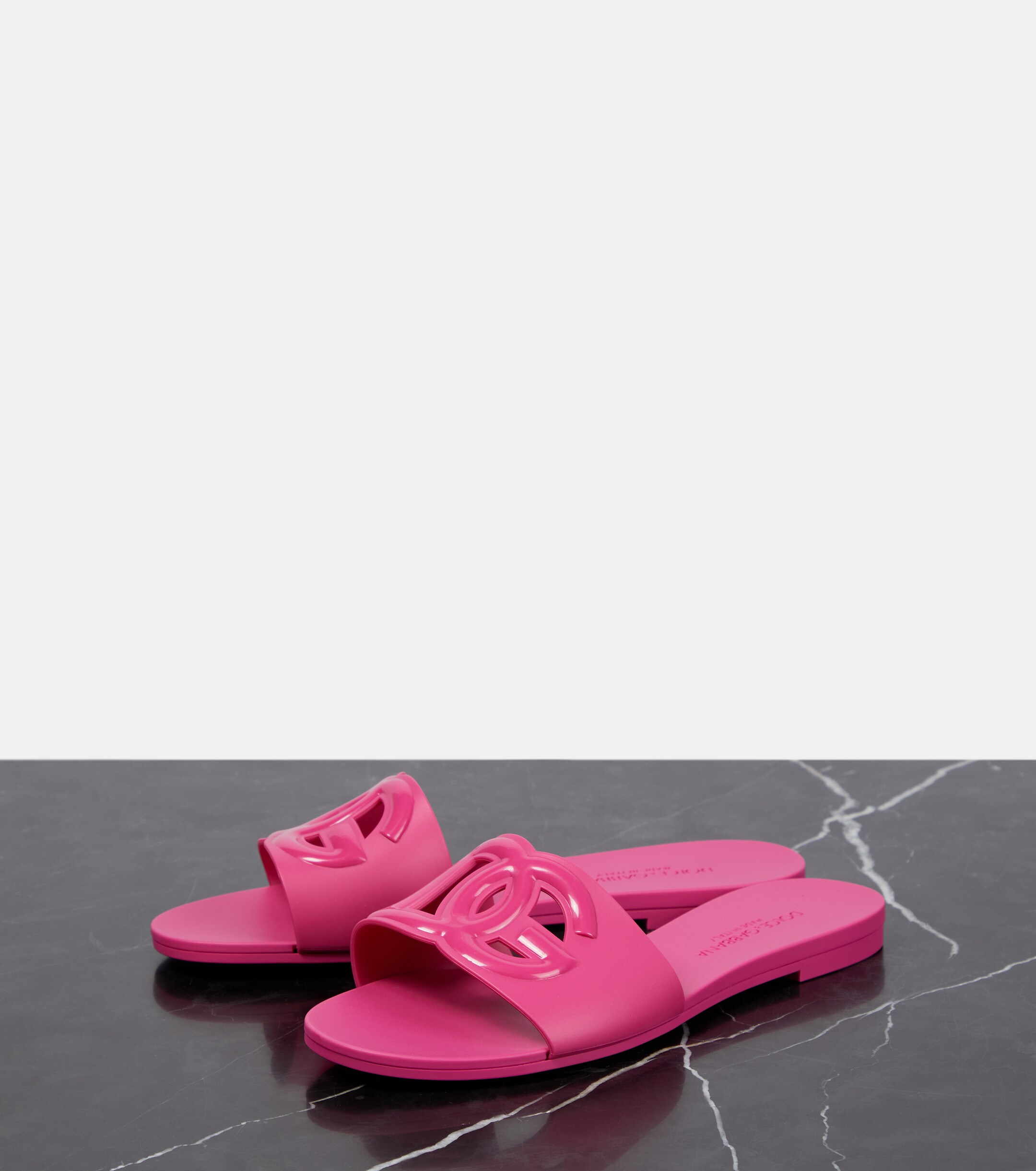 Dolce&Gabbana DG rubber slides