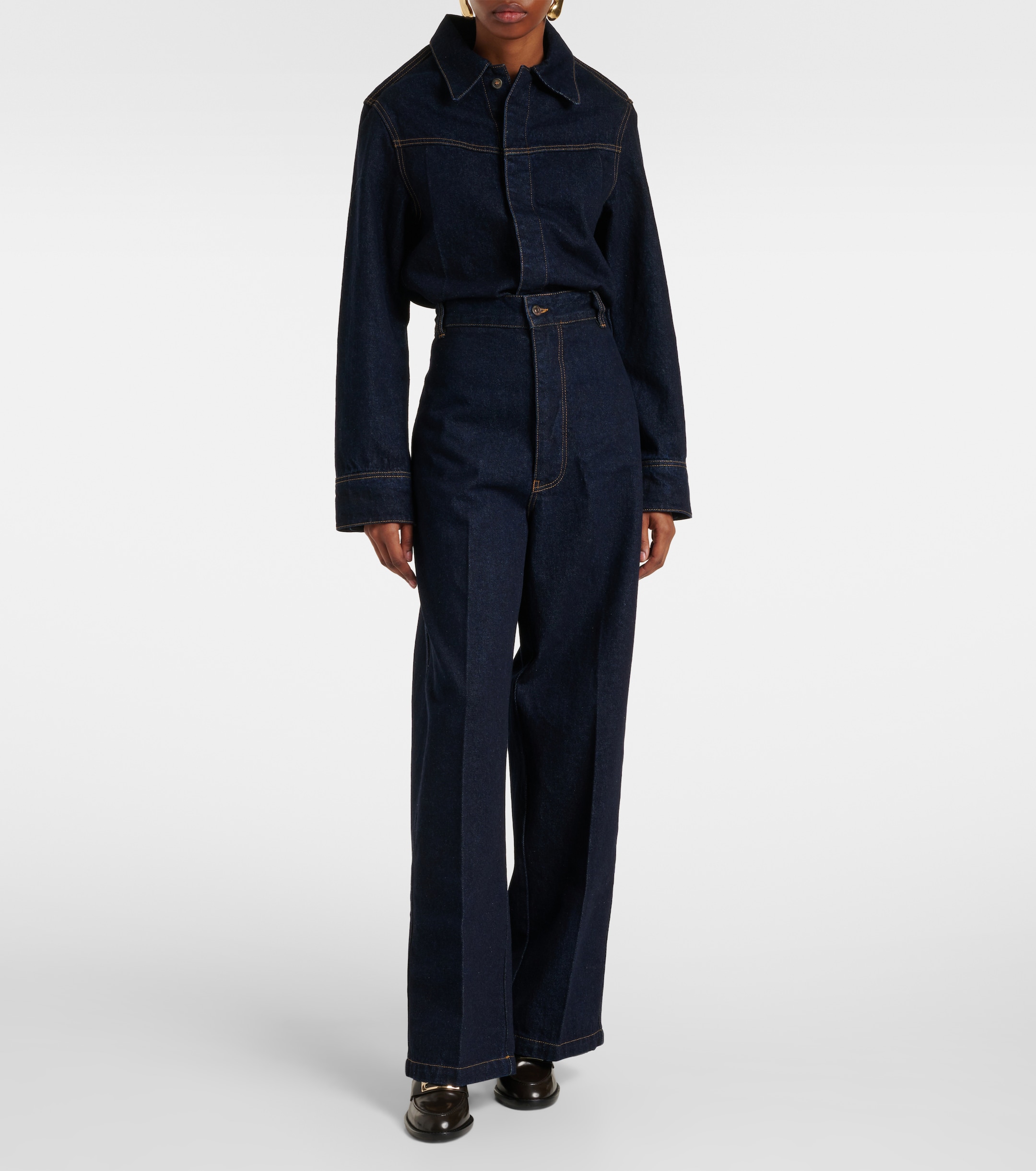 Victoria Beckham High-rise wide-leg jeans