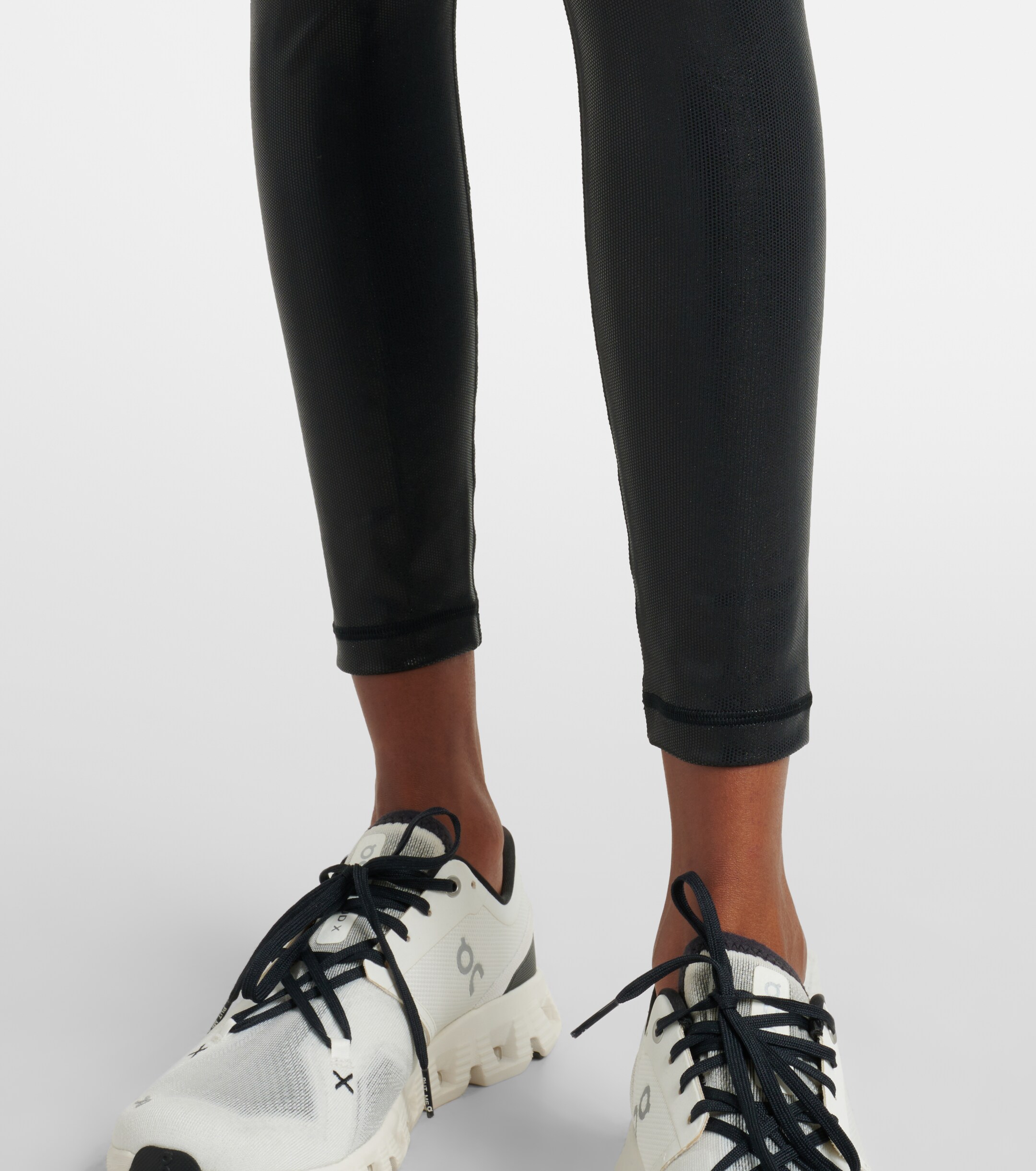 adidas by Stella McCartney Adidas by Stella McCartney High-rise lamé leggings