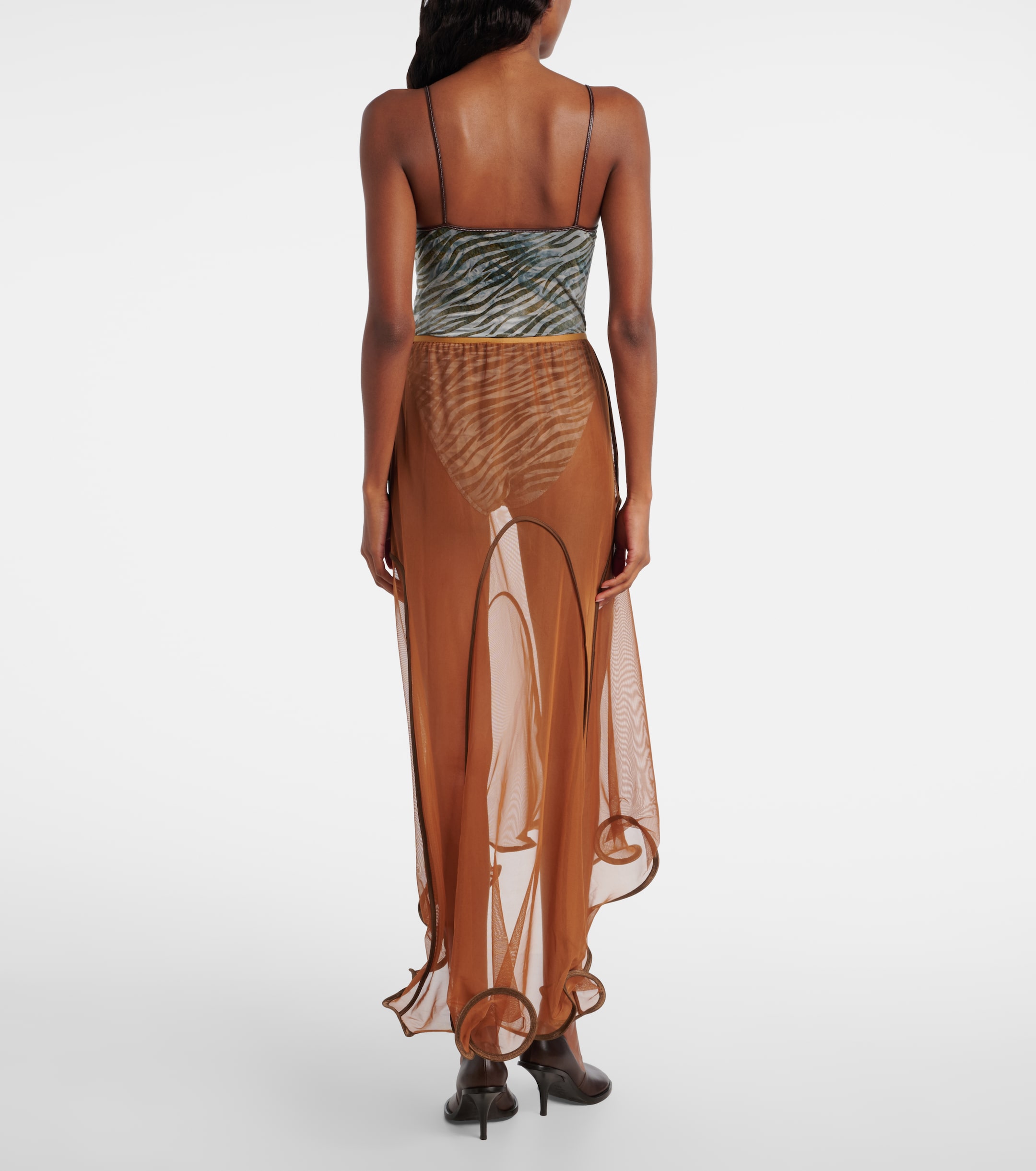 jacques wei gathered maxi dress Jacques Wei Gathered cotton midi dress Jacques Wei