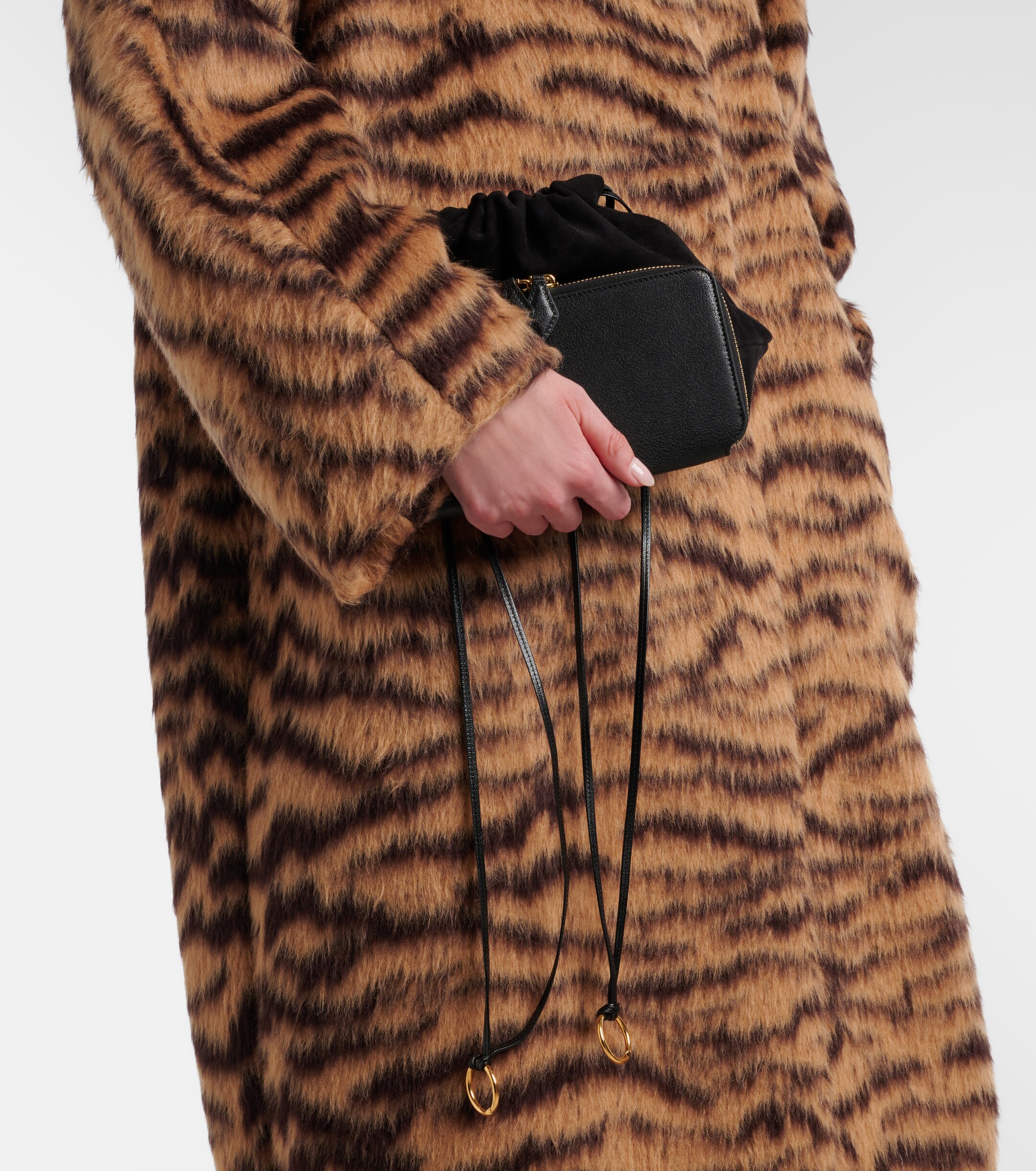 Alaïa Le Pochon suede bucket bag