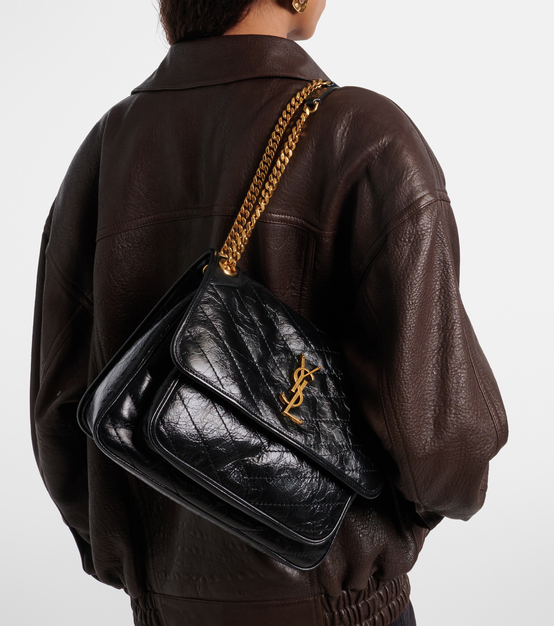 Saint Laurent Niki Medium leather shoulder bag