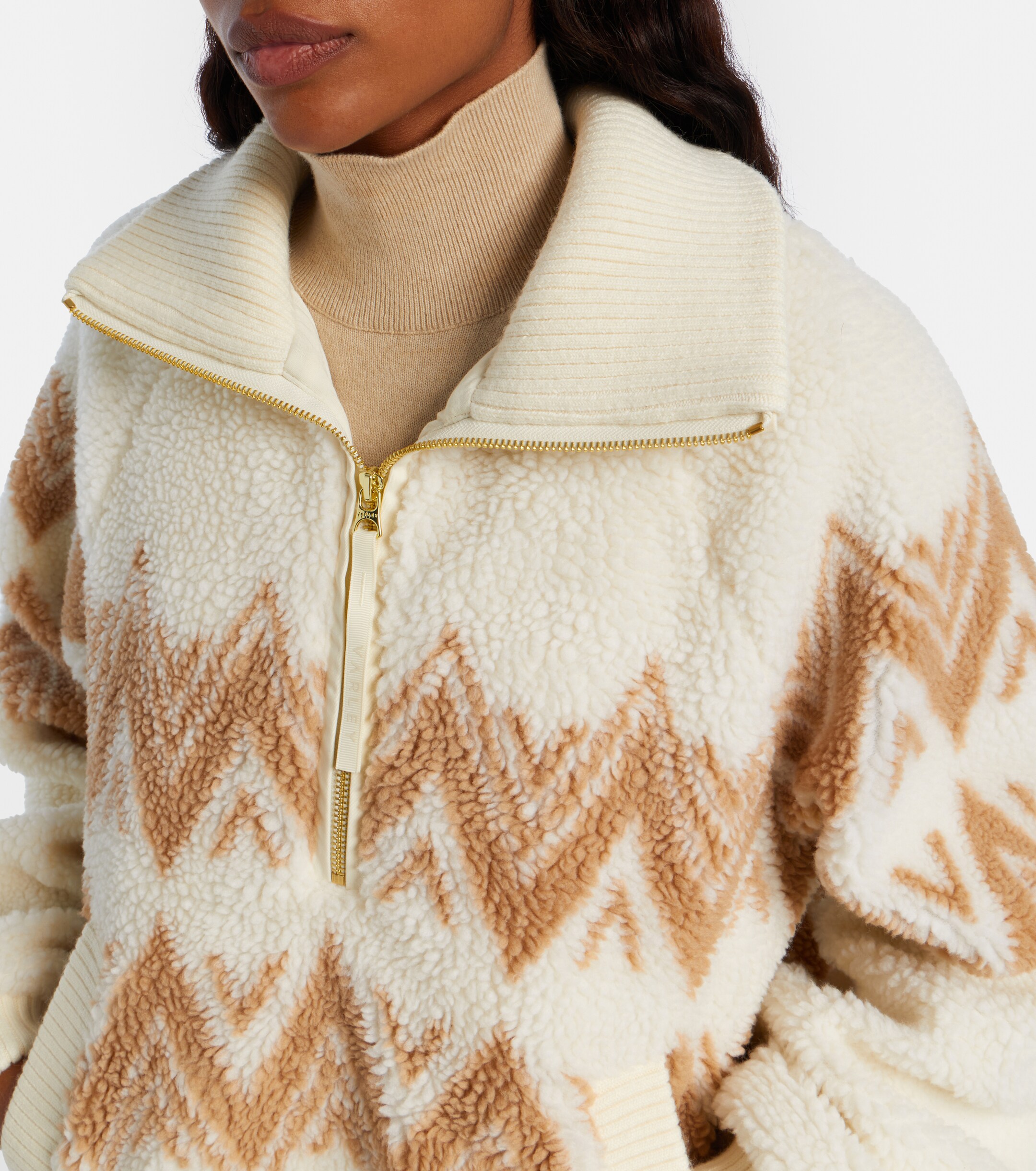 Varley Varley Hendrik jacquard teddy jacket