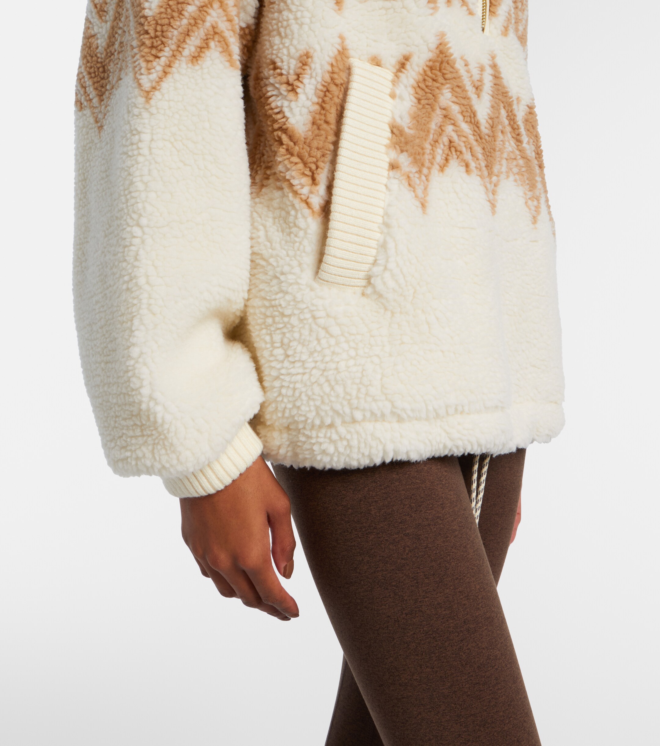 Varley Varley Hendrik jacquard teddy jacket