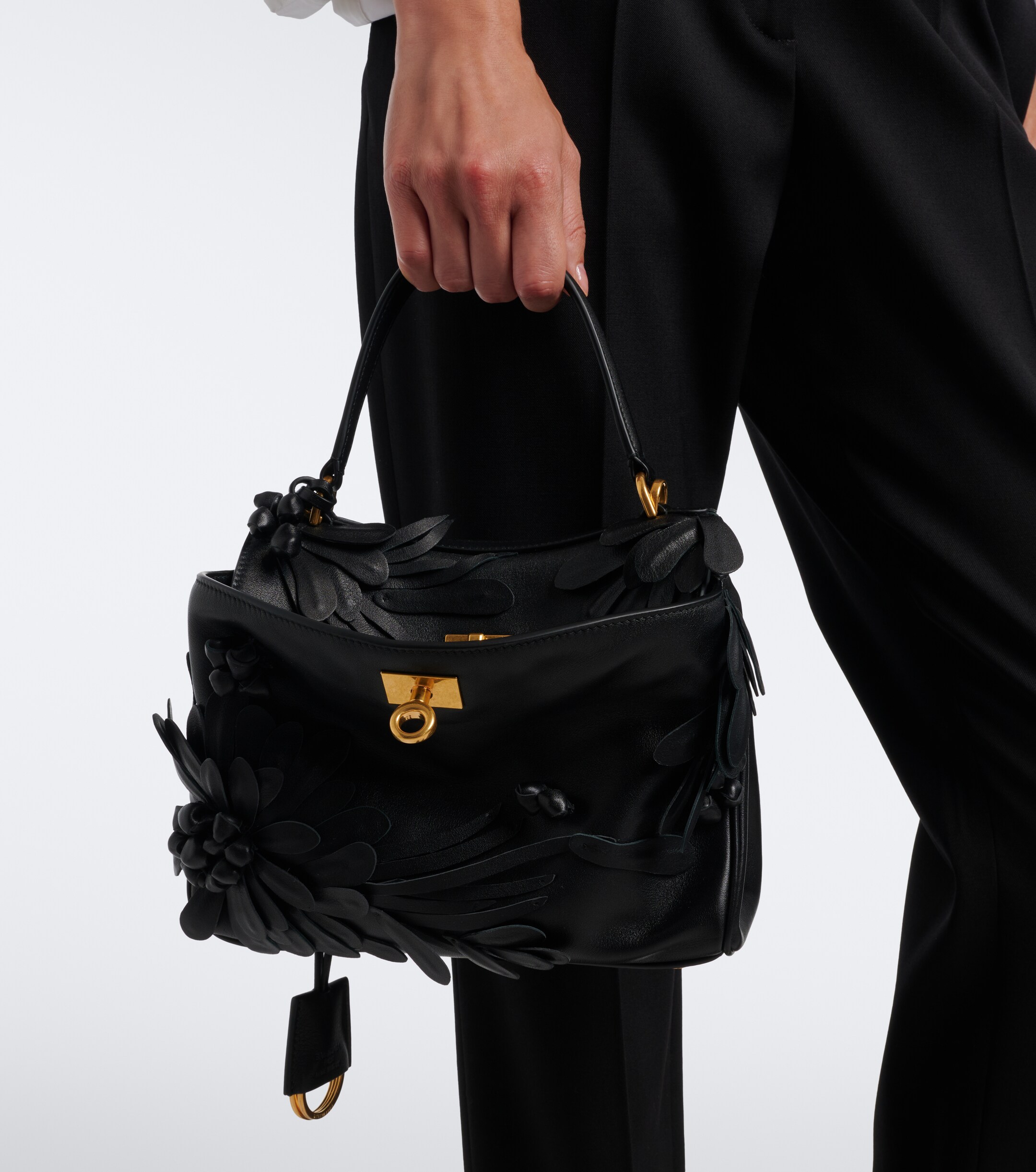 Balenciaga Rodeo Mini leather top-handle bag