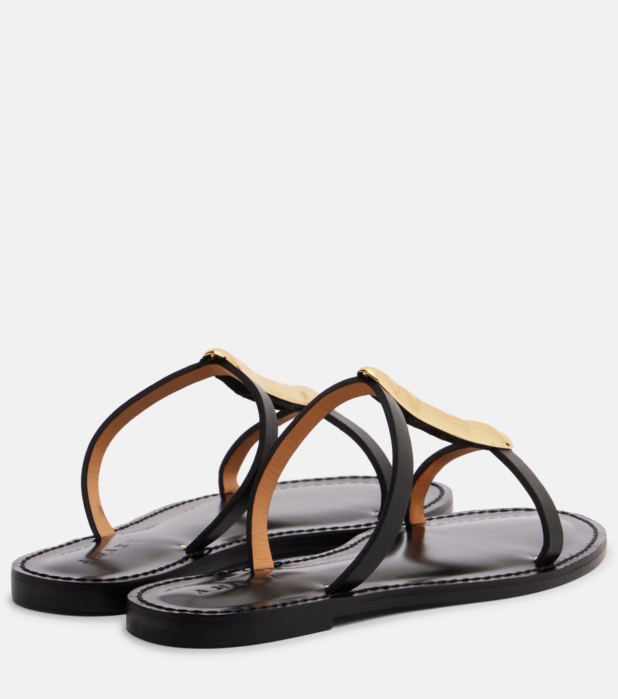 AMANU Amanu Sahara embellished leather sandals