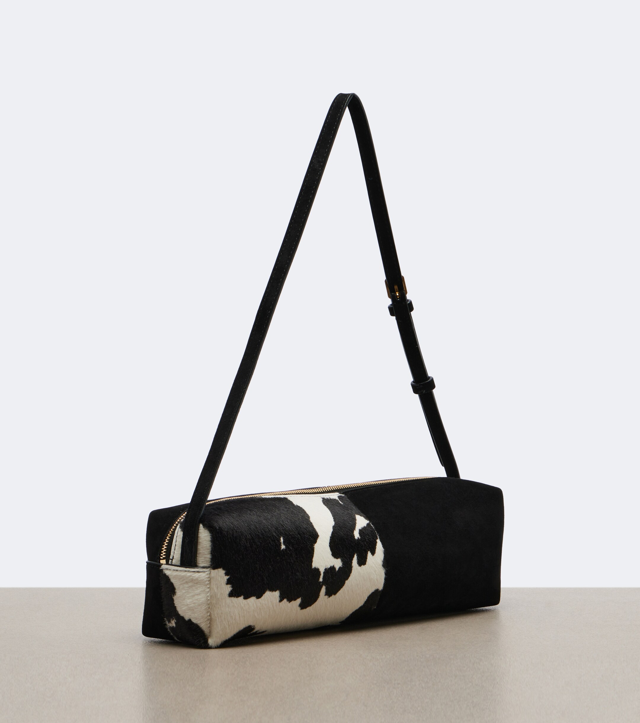 KHAITE Khaite Kye Small paneled calf hair shoulder bag