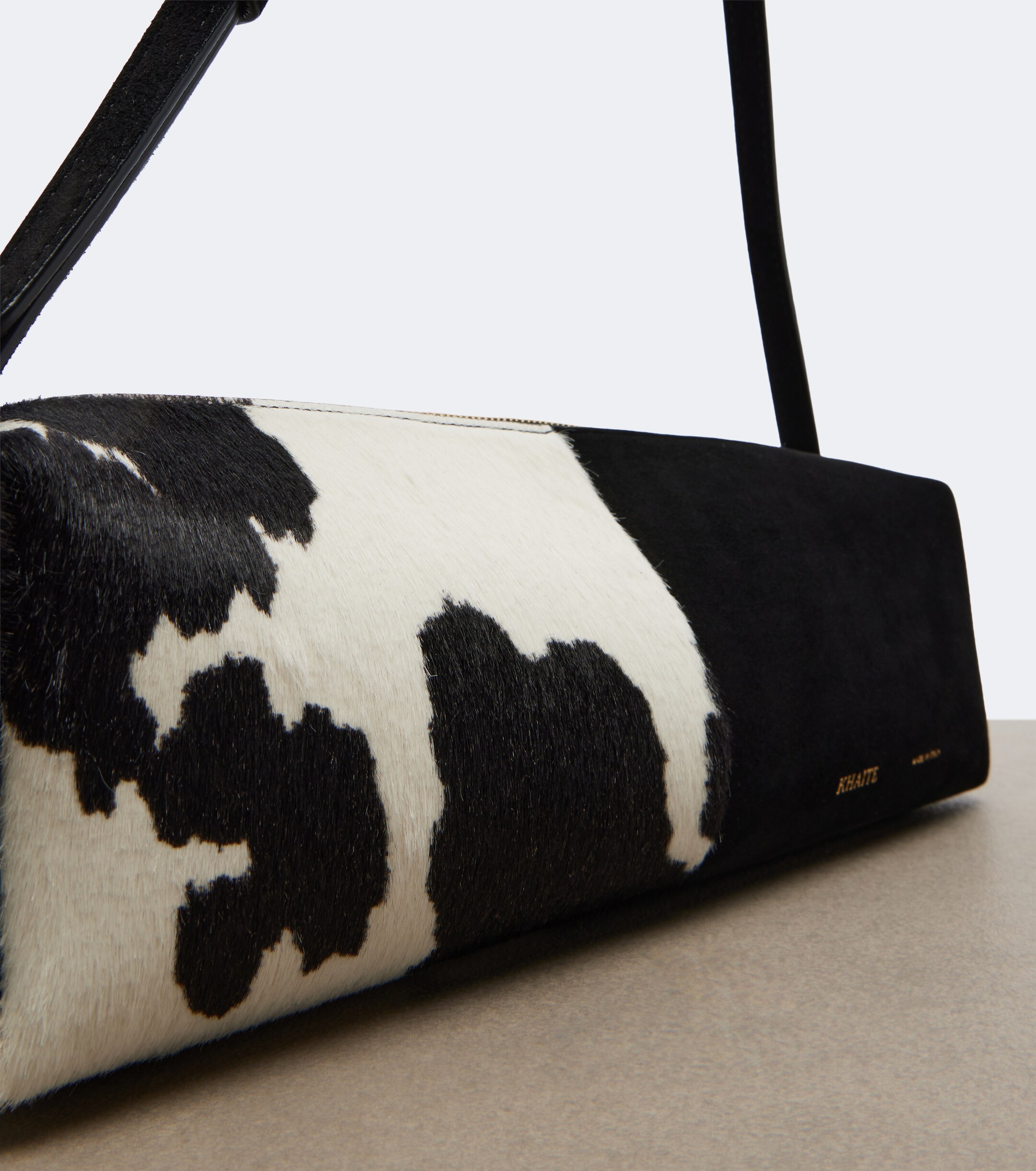 KHAITE Khaite Kye Small paneled calf hair shoulder bag