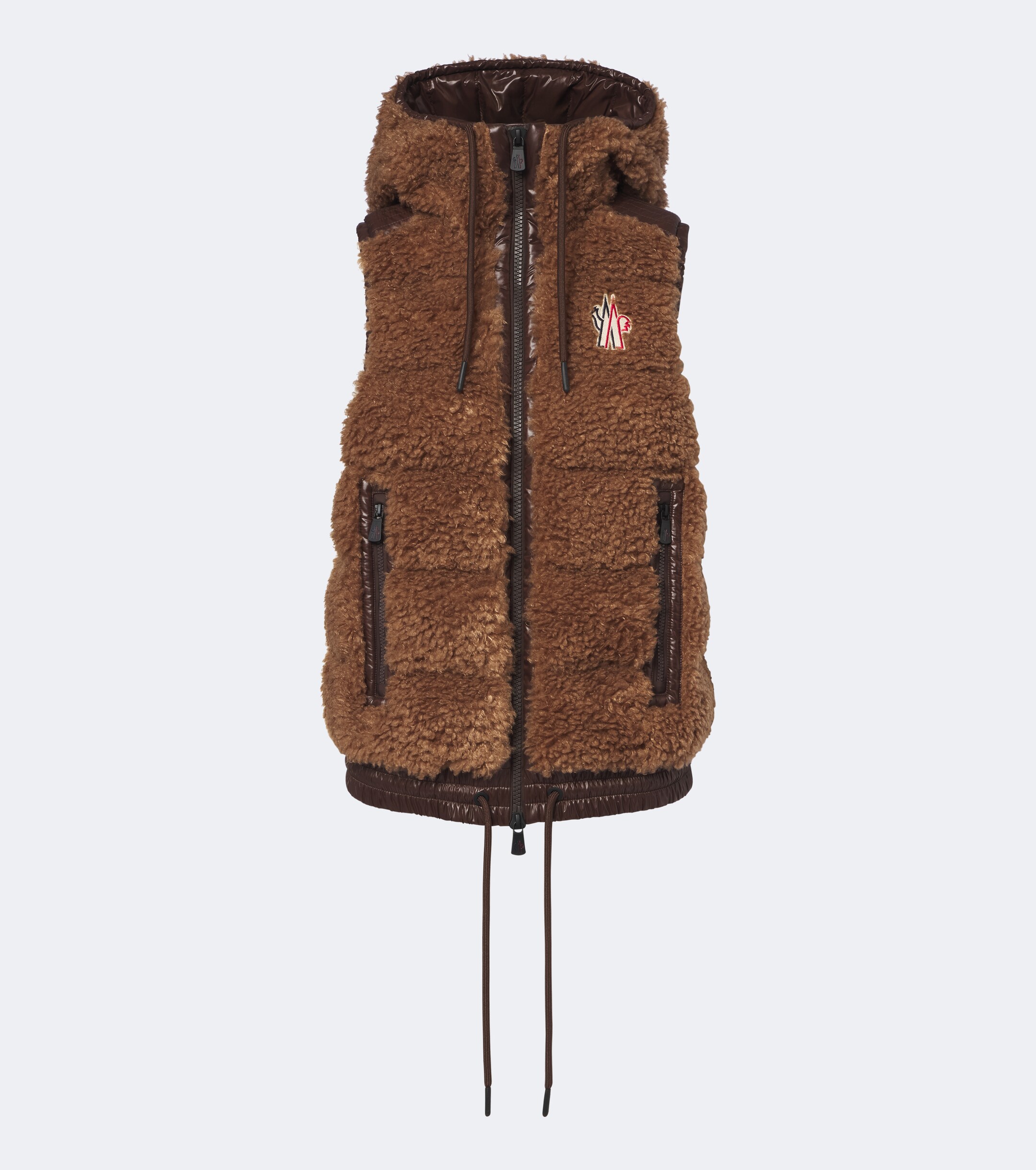 MONCLER GRENOBLE Moncler Grenoble Hooded teddy down vest
