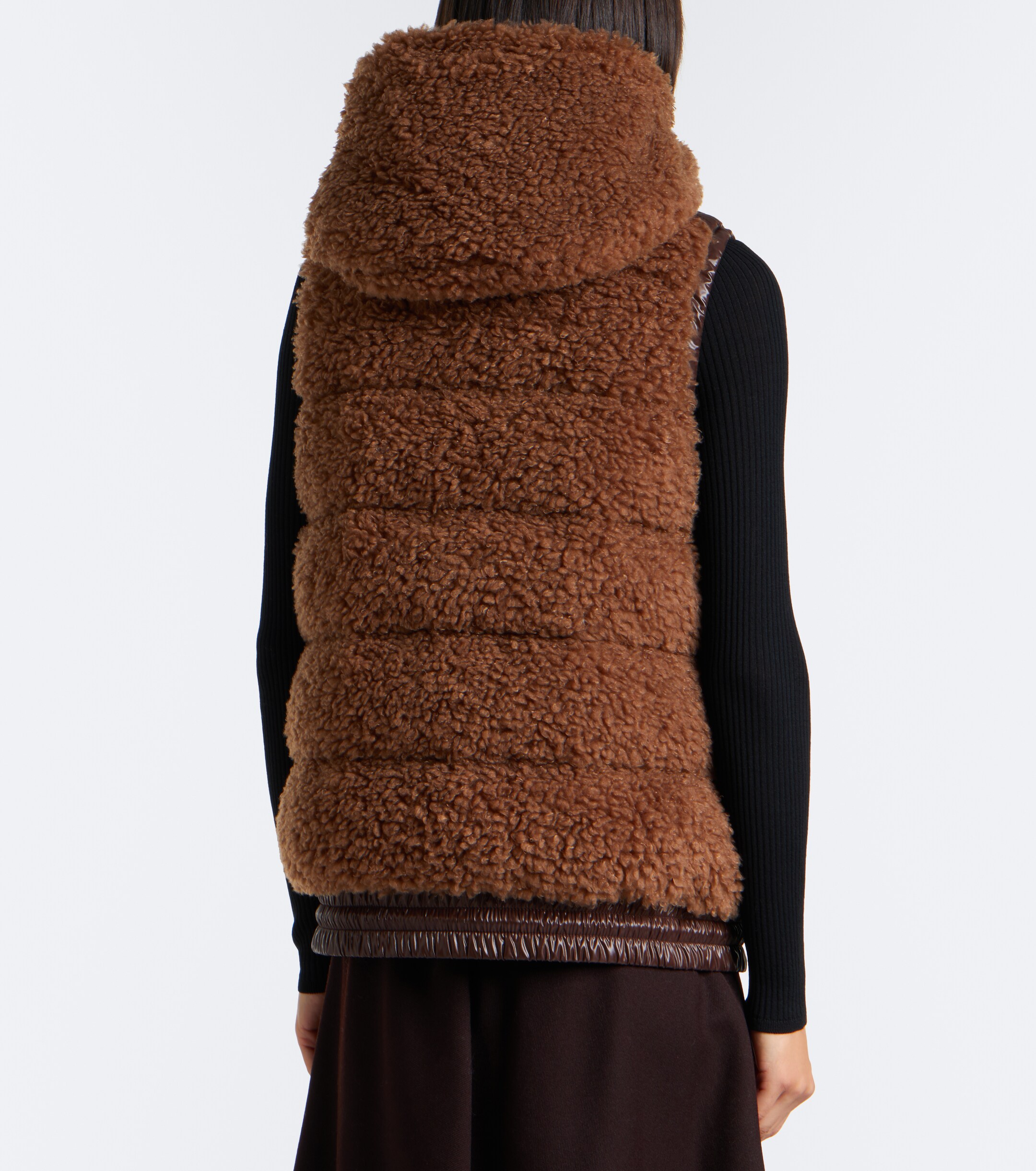 MONCLER GRENOBLE Moncler Grenoble Hooded teddy down vest