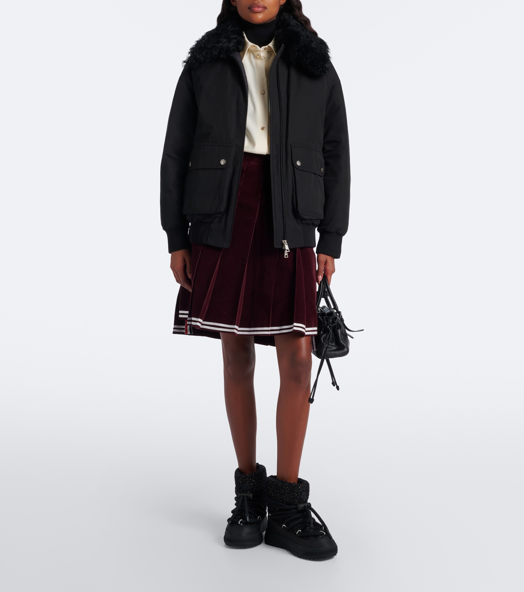 Moncler Moncler Altive bouclé snow boots
